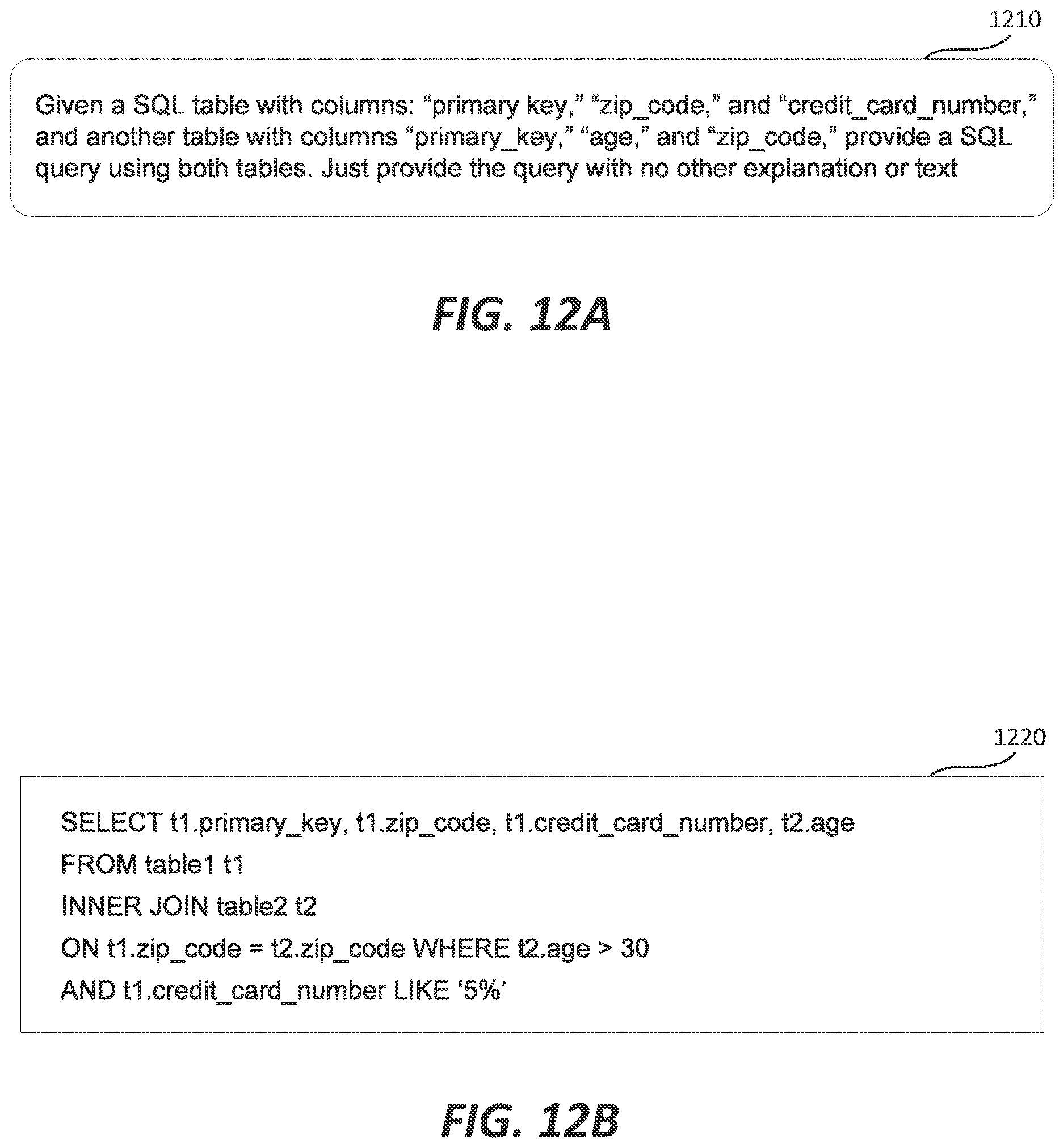 Patent US12613928 Figure 14 – Data listing search utilizing large language models