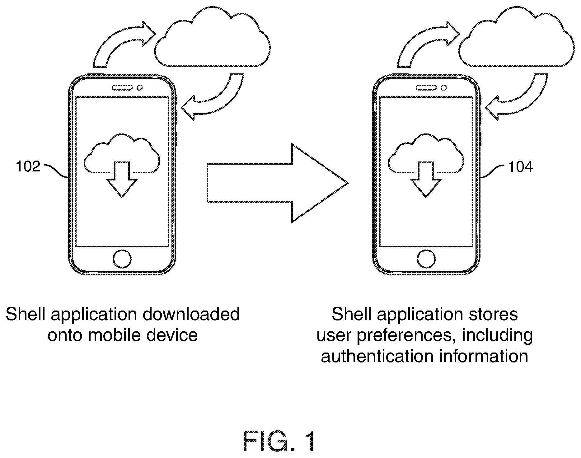 Patent US12613944 Figure 1 – Portal application as authenticator