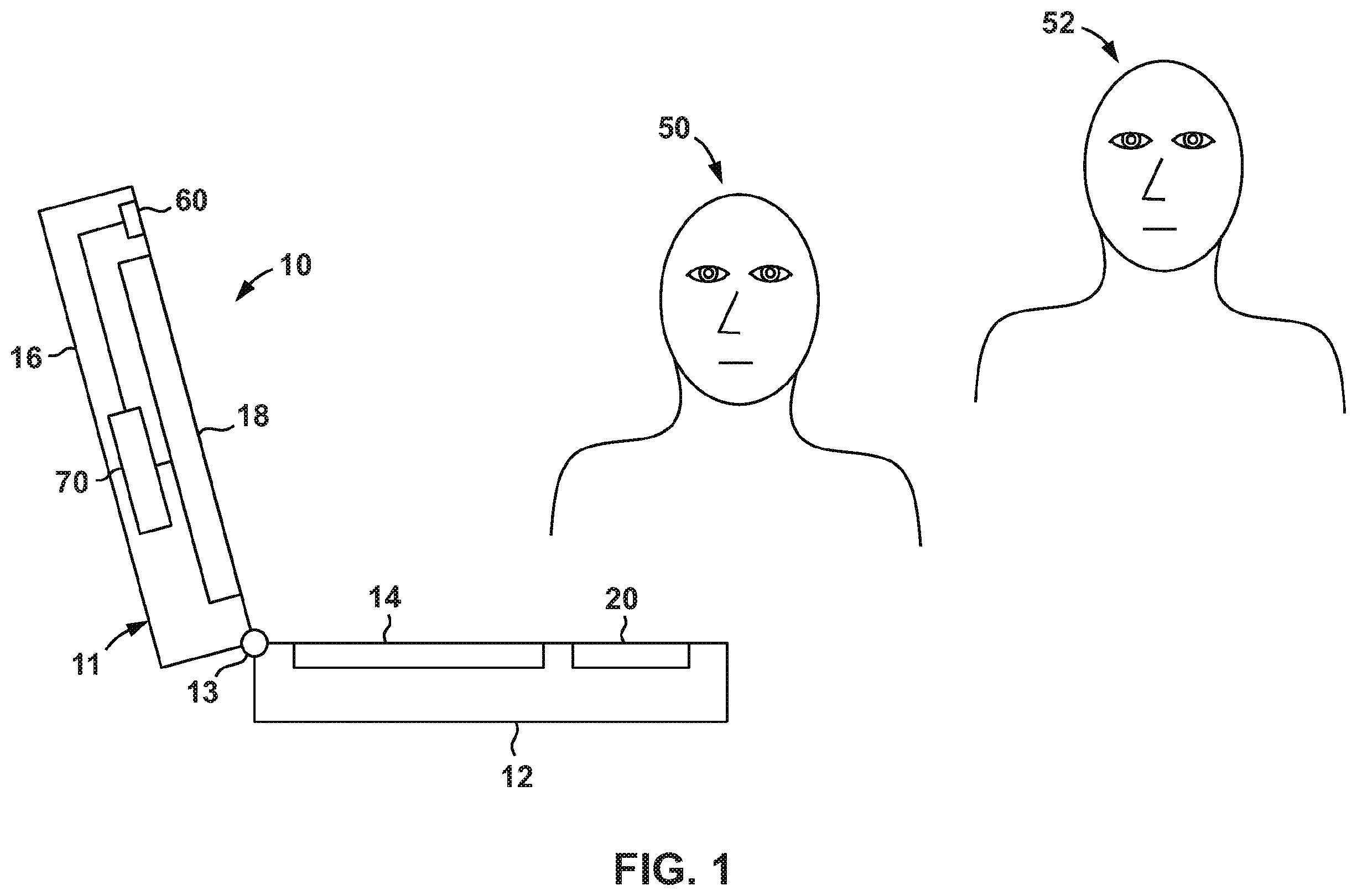 Patent US12613946 — Viewer authorization for display panels — Figure 1