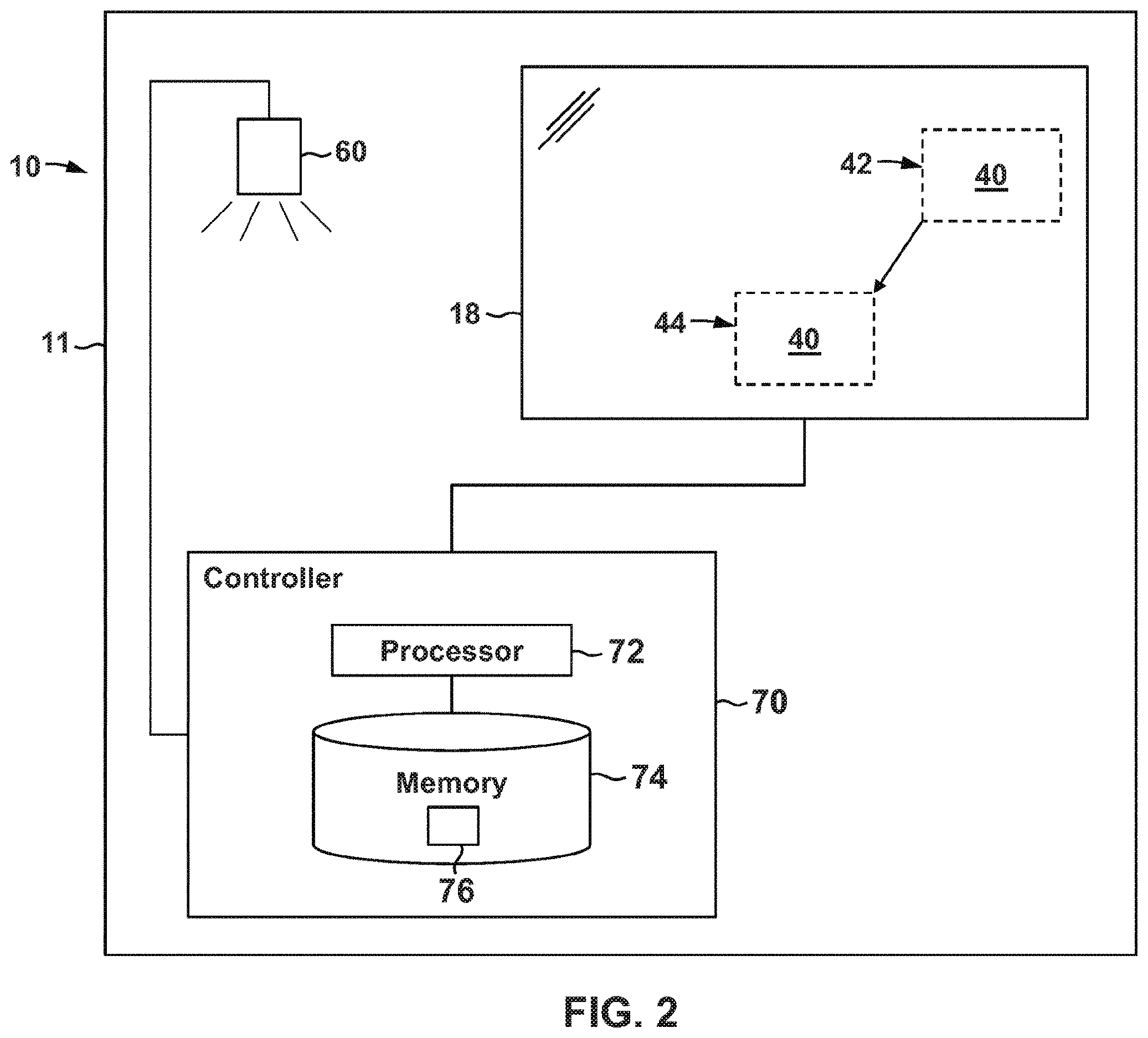 Patent US12613946 Figure 2 – Viewer authorization for display panels