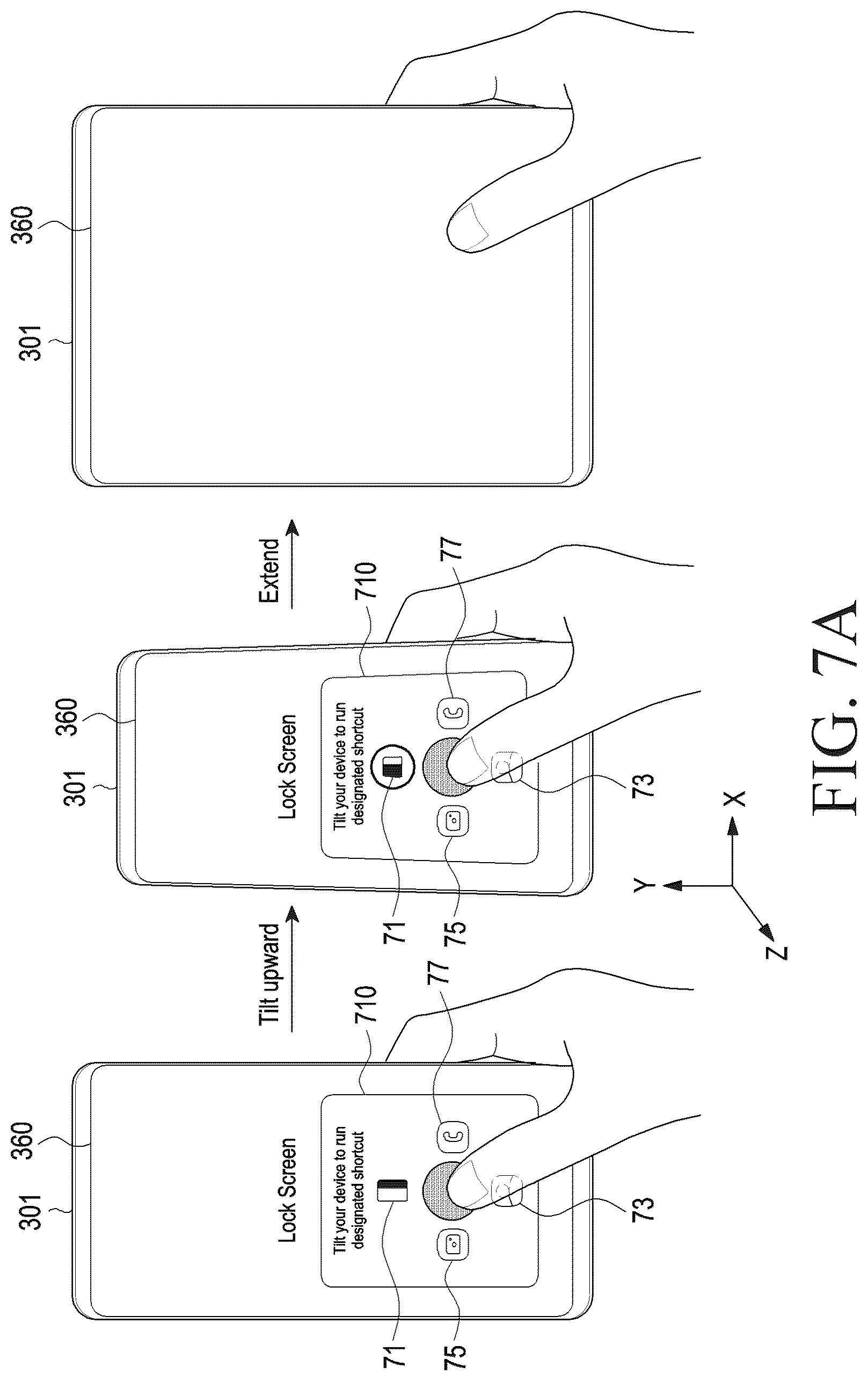 Patent US12613950 Figure 8 – Electronic device, and user interface method using biometric recognition in electronic device