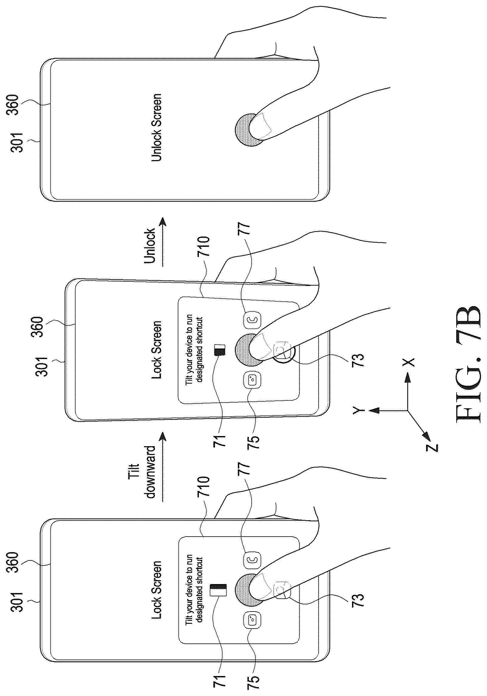 Patent US12613950 Figure 9 – Electronic device, and user interface method using biometric recognition in electronic device