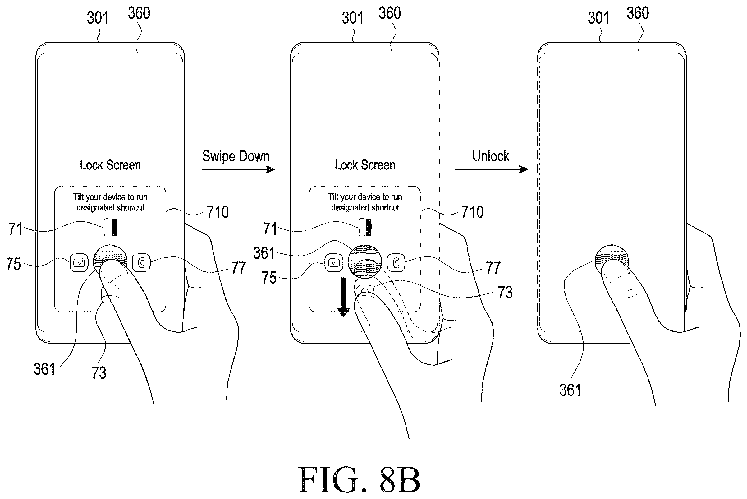 Patent US12613950 Figure 12 – Electronic device, and user interface method using biometric recognition in electronic device