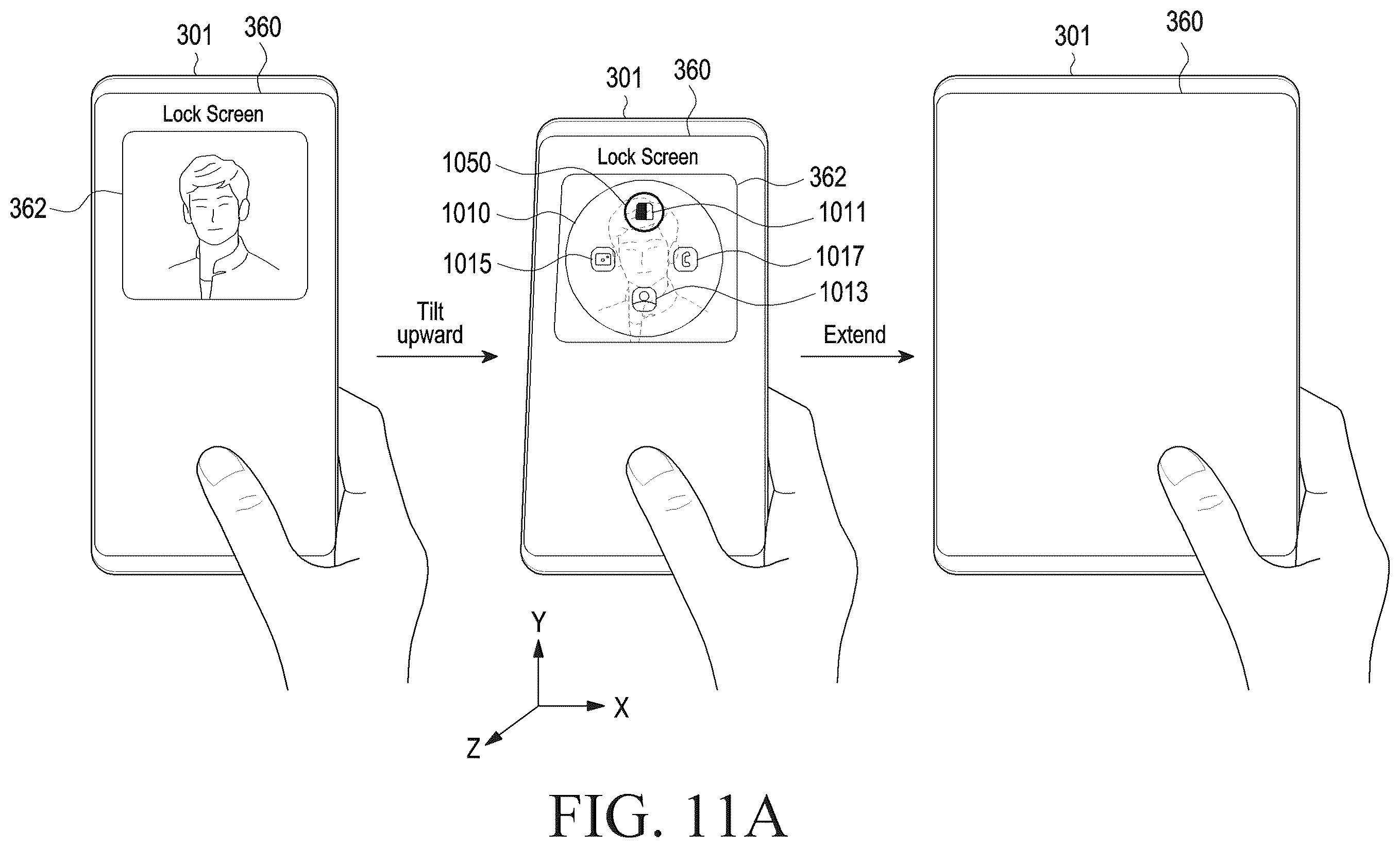 Patent US12613950 Figure 16 – Electronic device, and user interface method using biometric recognition in electronic device