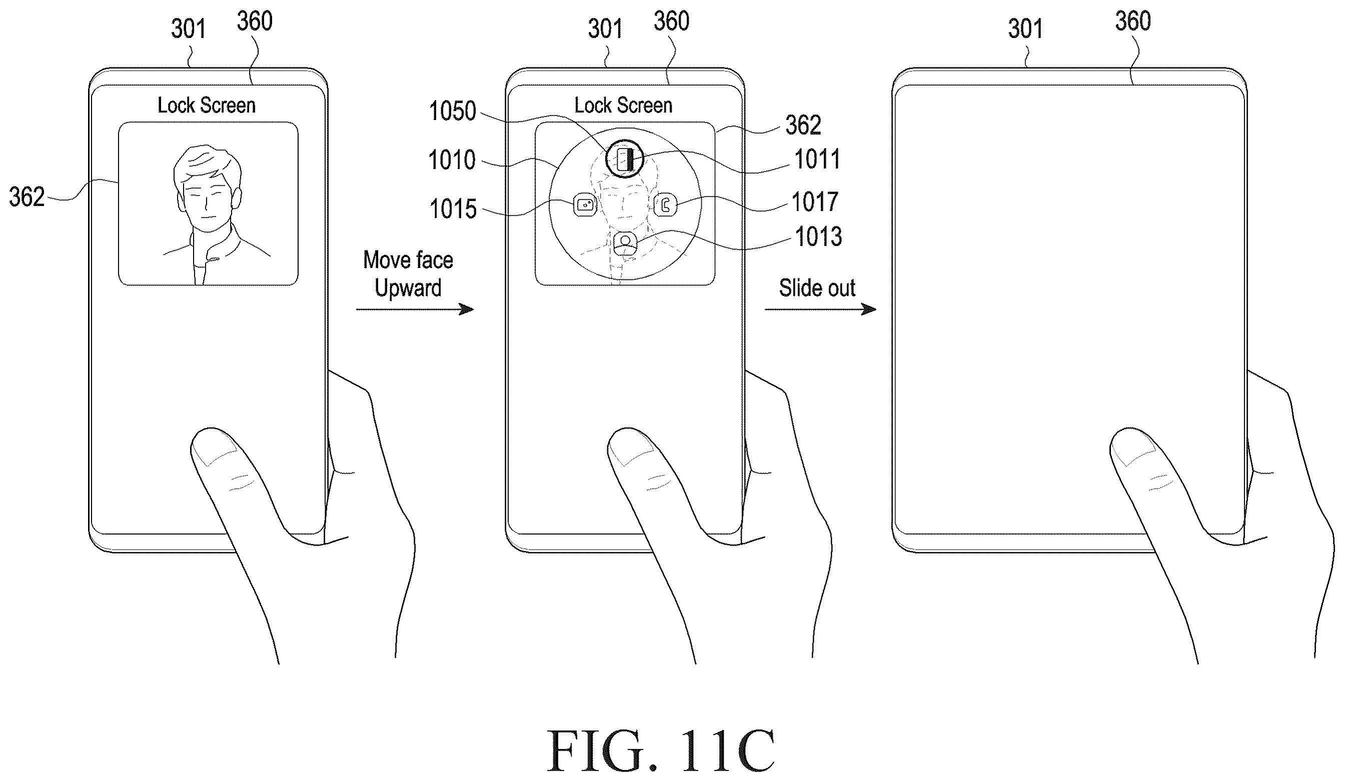 Patent US12613950 Figure 18 – Electronic device, and user interface method using biometric recognition in electronic device