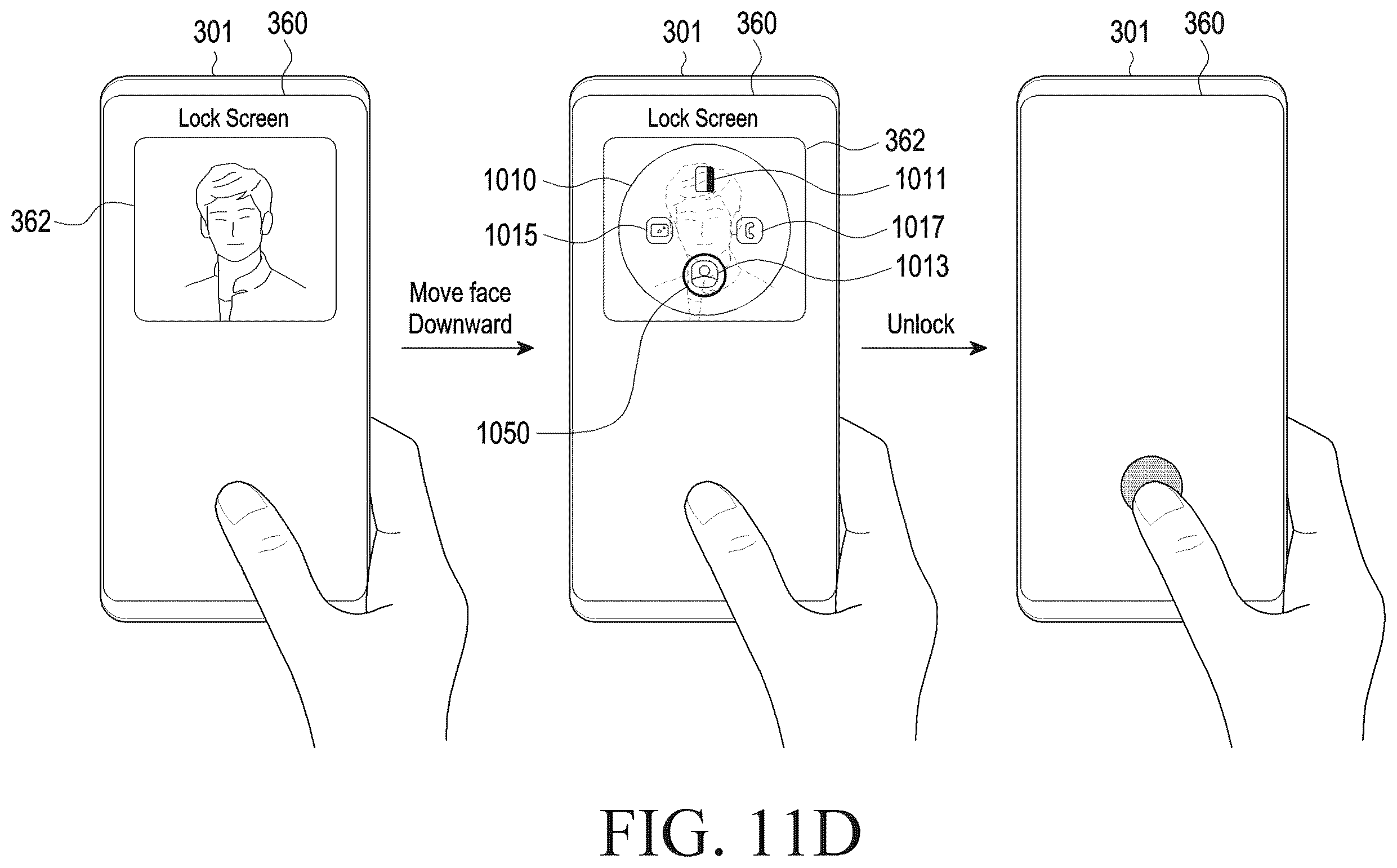 Patent US12613950 Figure 19 – Electronic device, and user interface method using biometric recognition in electronic device