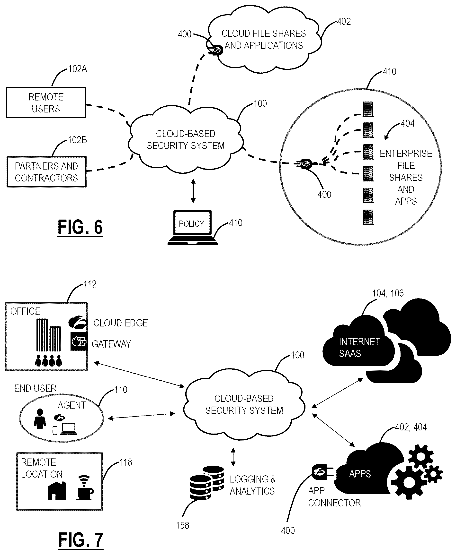 Patent US12613955 Figure 7 – Identity threat detection and response