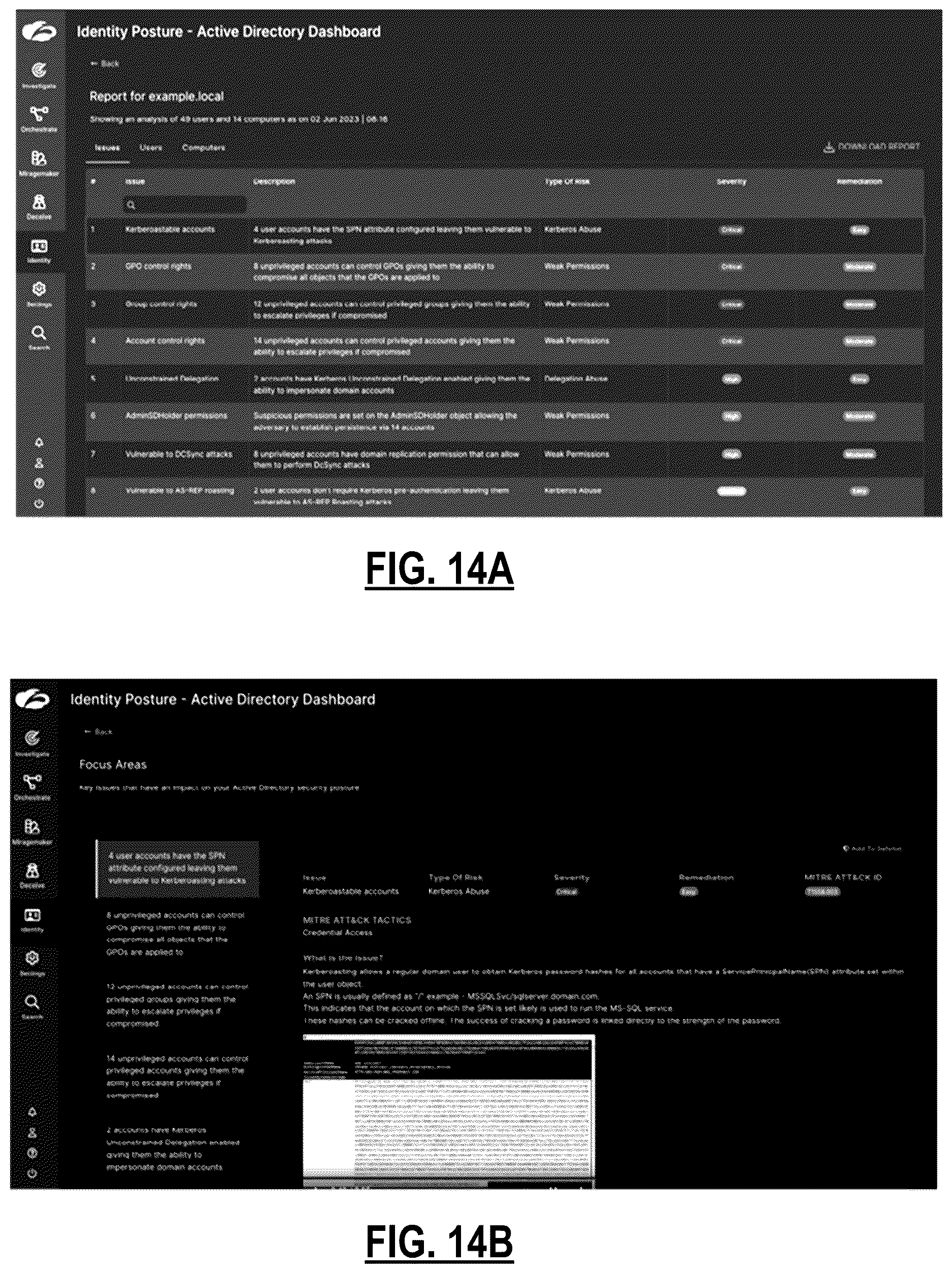 Patent US12613955 Figure 15 – Identity threat detection and response