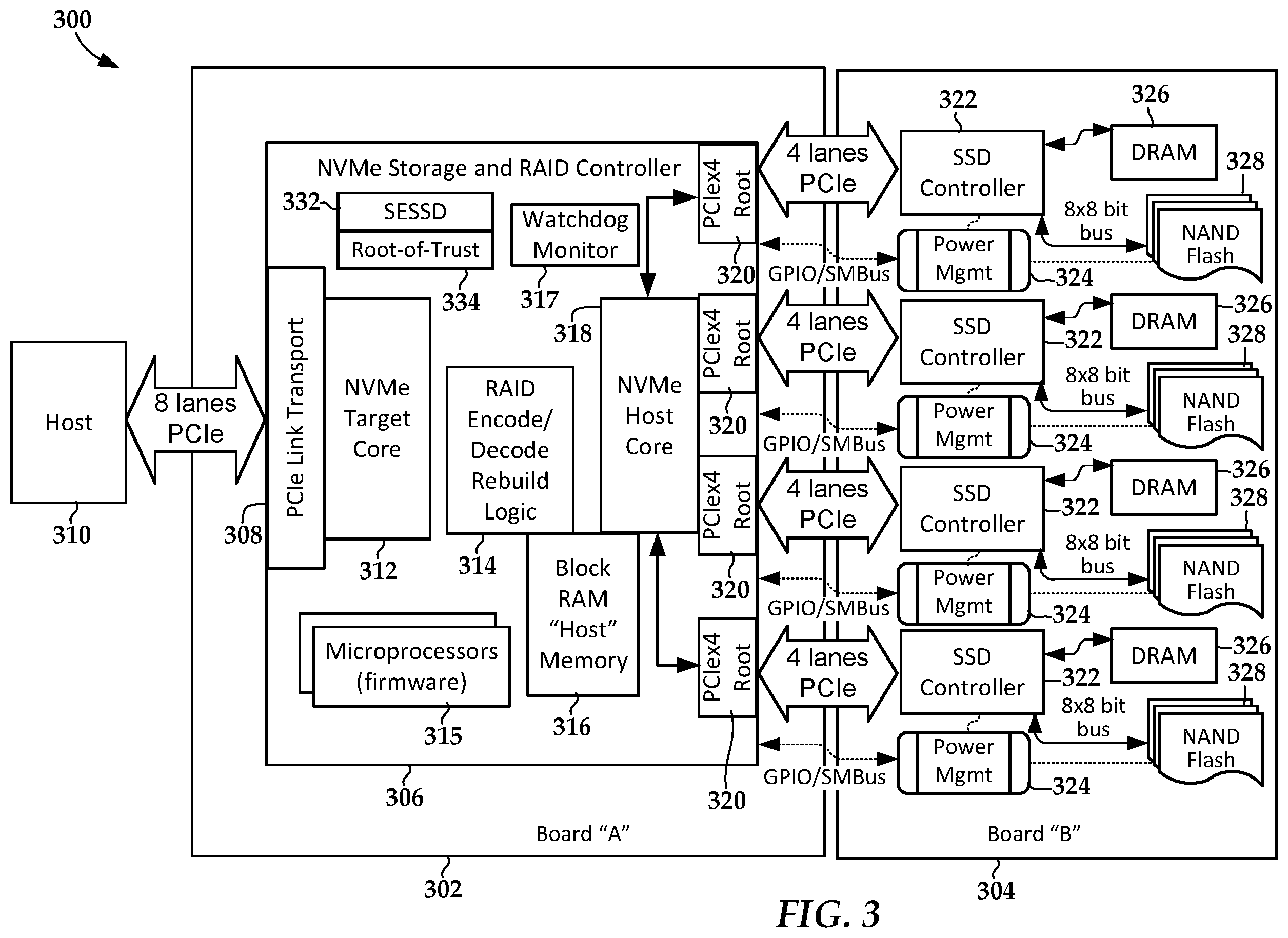Patent US12613965 Figure 2 – Security-enhanced data storage device for aerospace applications