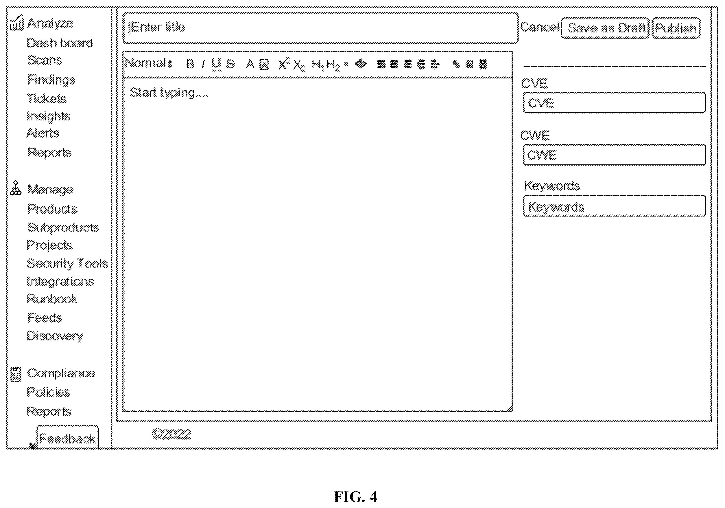 Patent US12613973 Figure 4 – System and a method for managing knowledge for solving vulnerable issues using organizational knowledge base