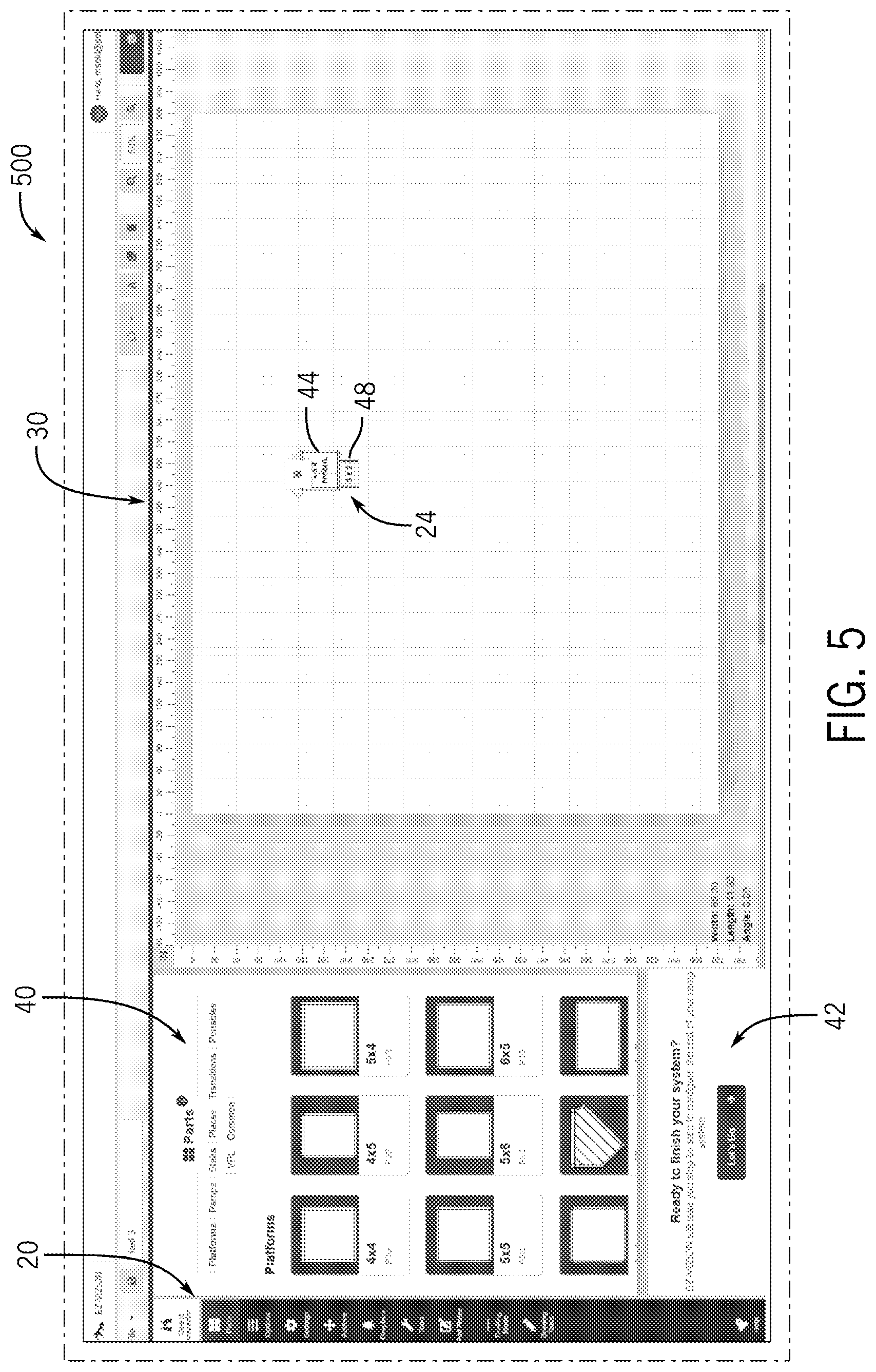Patent US12614005 Figure 5 – System and method for building a graphical depiction of an accessibility system