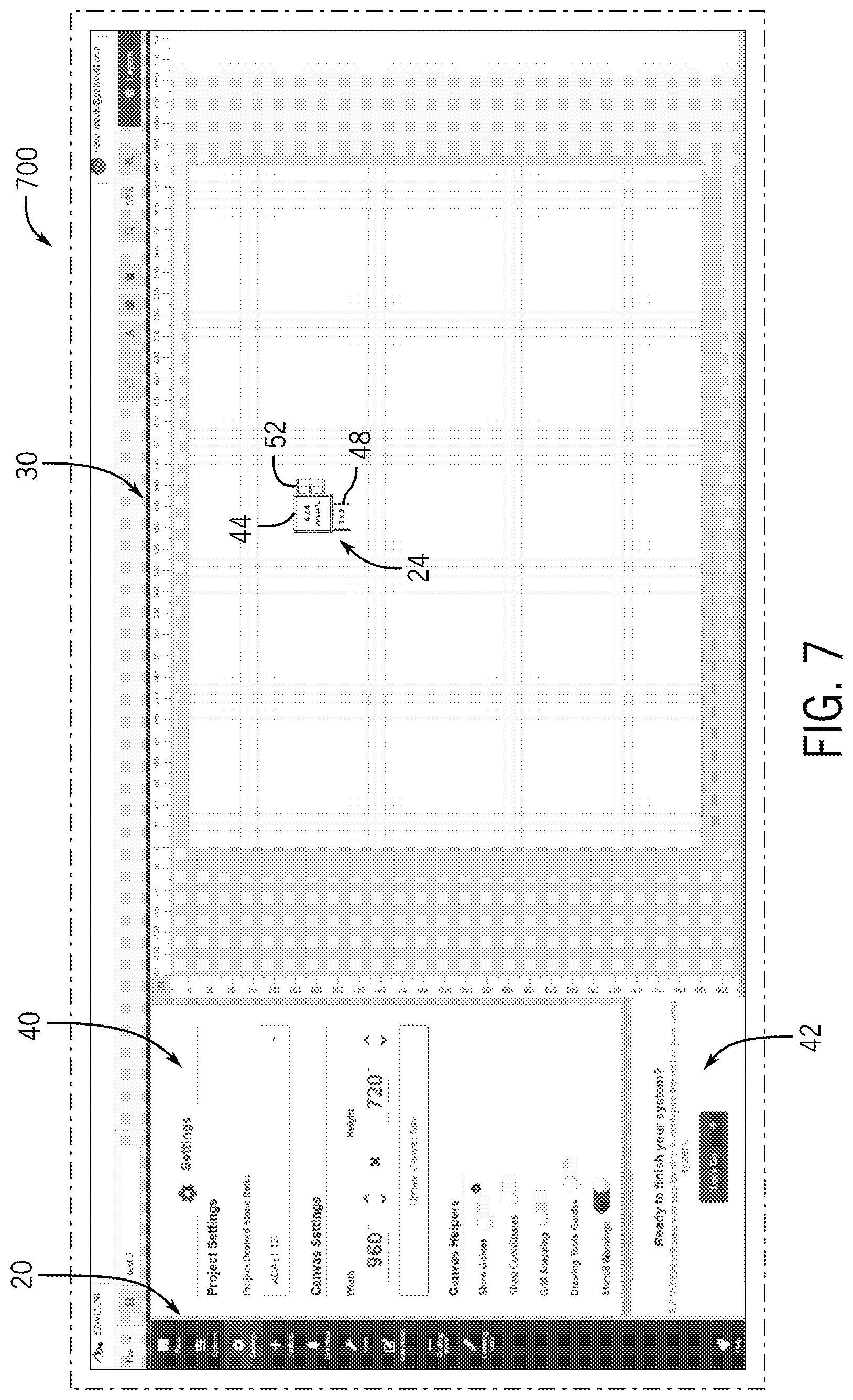 Patent US12614005 Figure 7 – System and method for building a graphical depiction of an accessibility system
