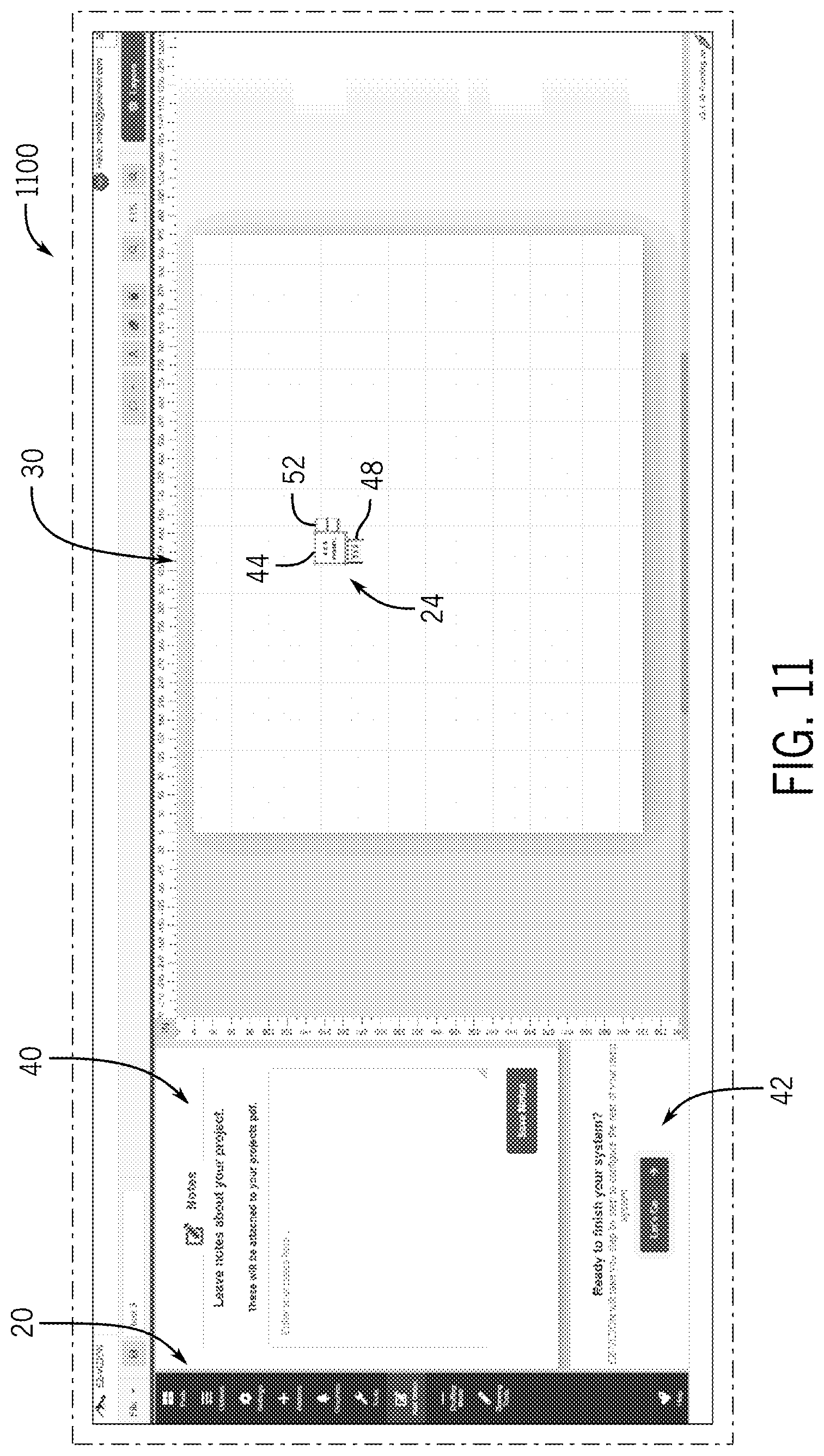 Patent US12614005 Figure 11 – System and method for building a graphical depiction of an accessibility system