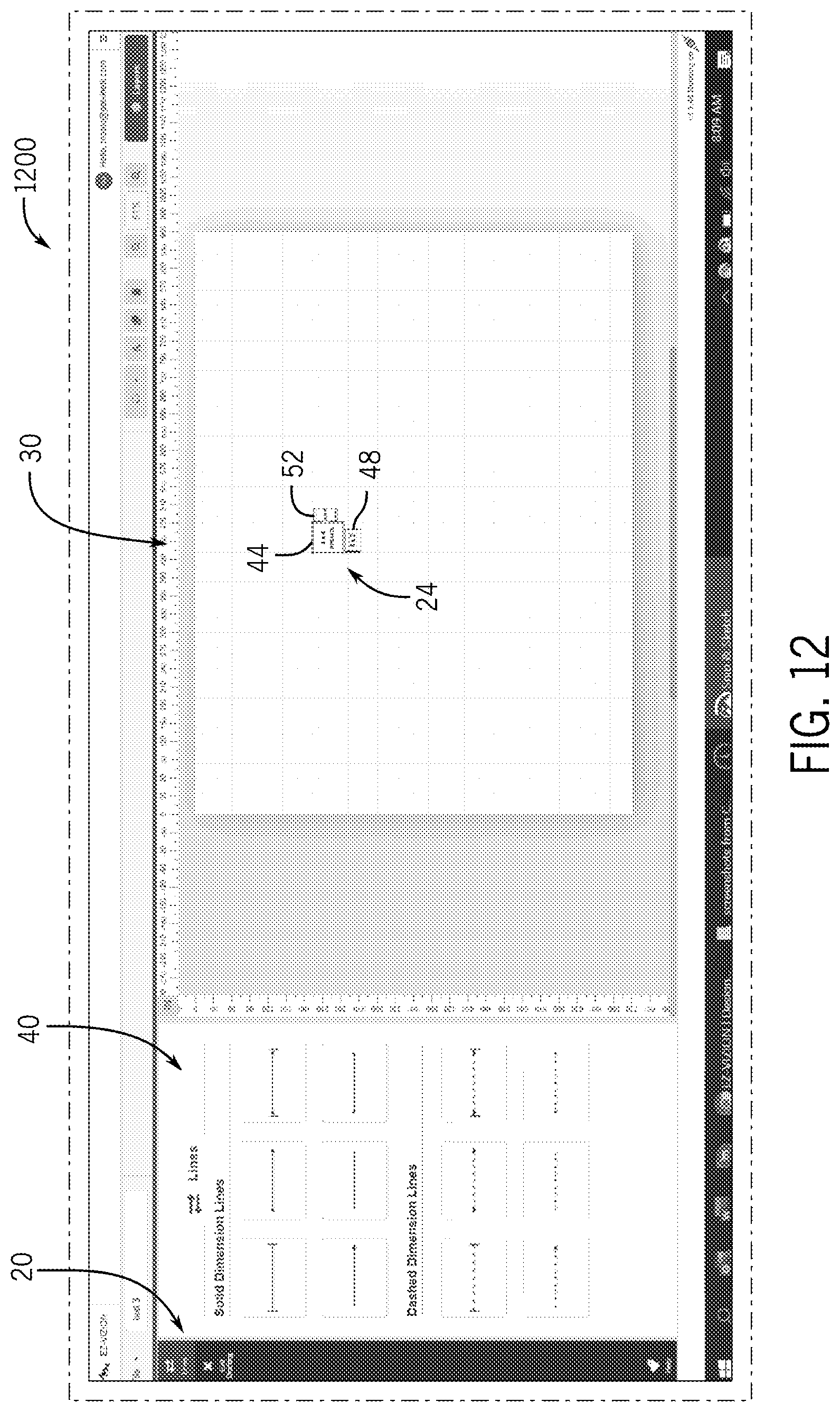 Patent US12614005 Figure 12 – System and method for building a graphical depiction of an accessibility system