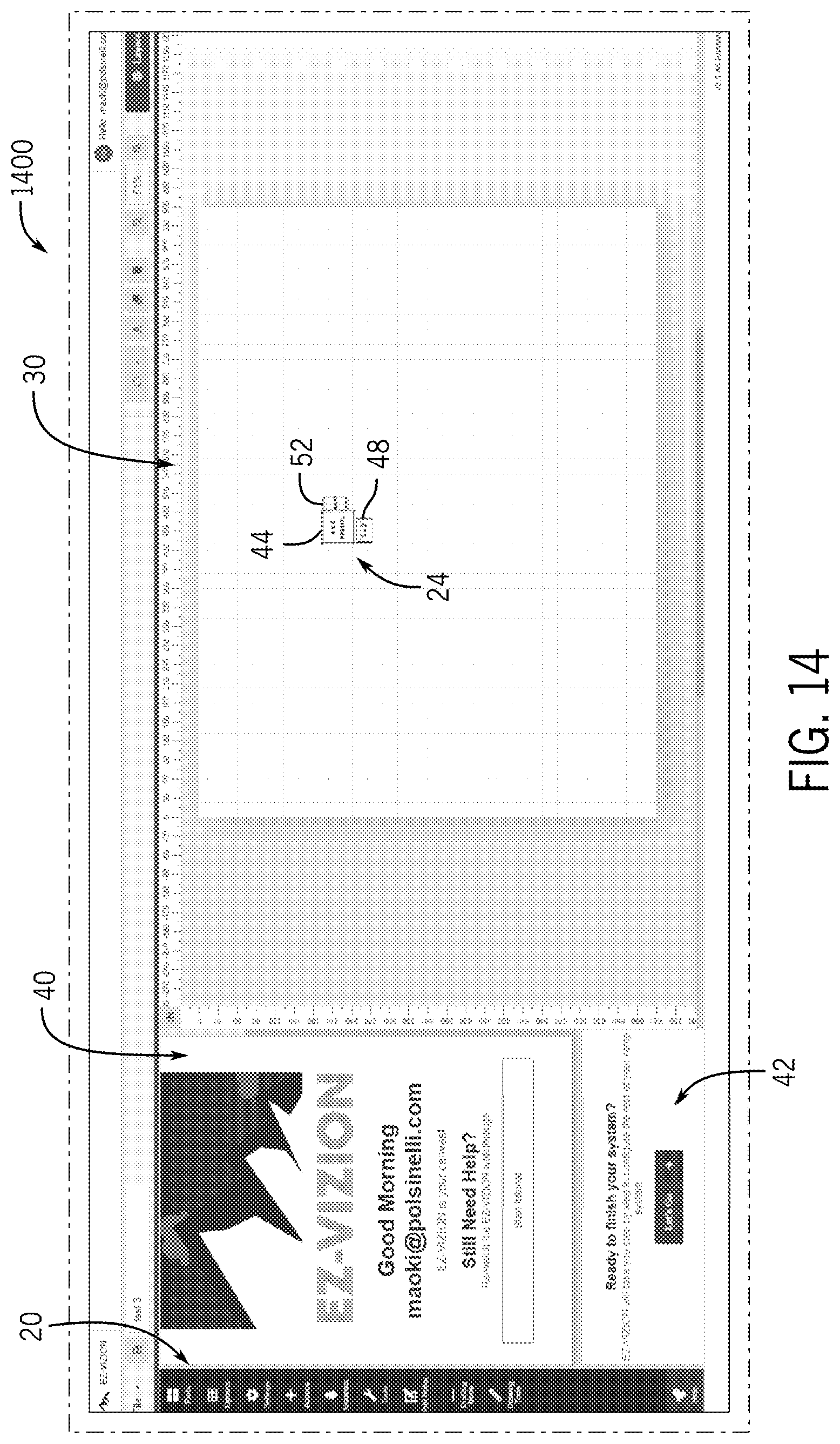 Patent US12614005 Figure 14 – System and method for building a graphical depiction of an accessibility system