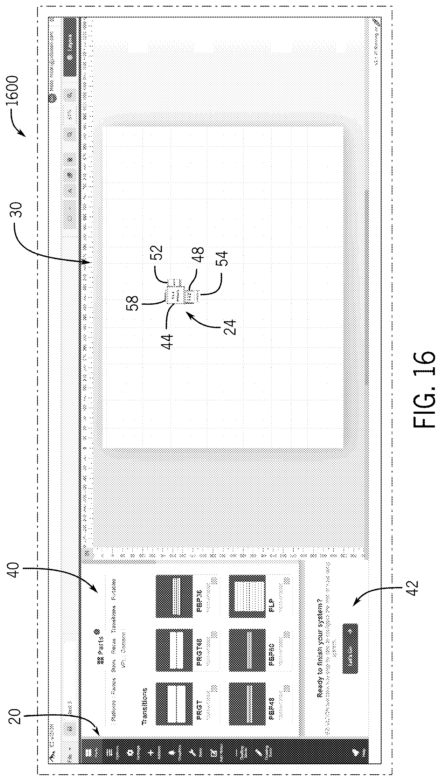 Patent US12614005 Figure 16 – System and method for building a graphical depiction of an accessibility system