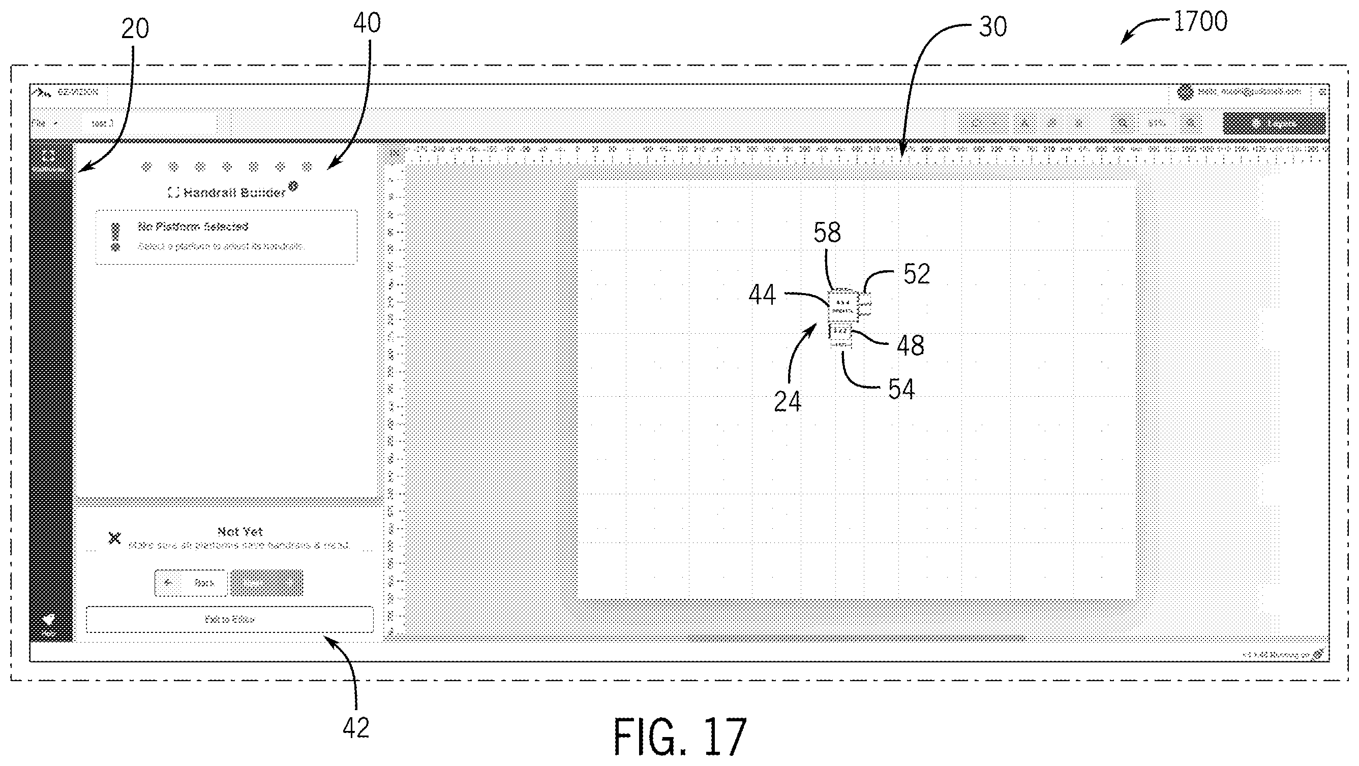 Patent US12614005 Figure 17 – System and method for building a graphical depiction of an accessibility system