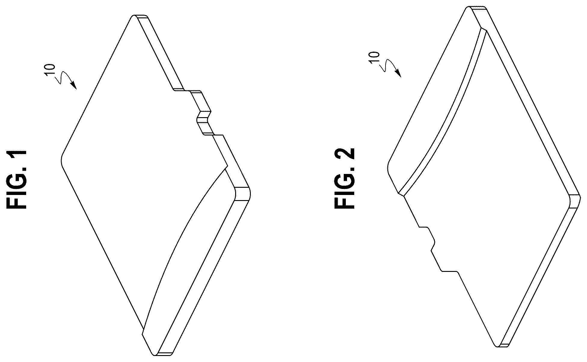 Patent US12614047 — Removable memory card with efficient card lock mechanism, XY ratios, anti-reverse insertion feature, pullout feature, and pads layout — Figure 1
