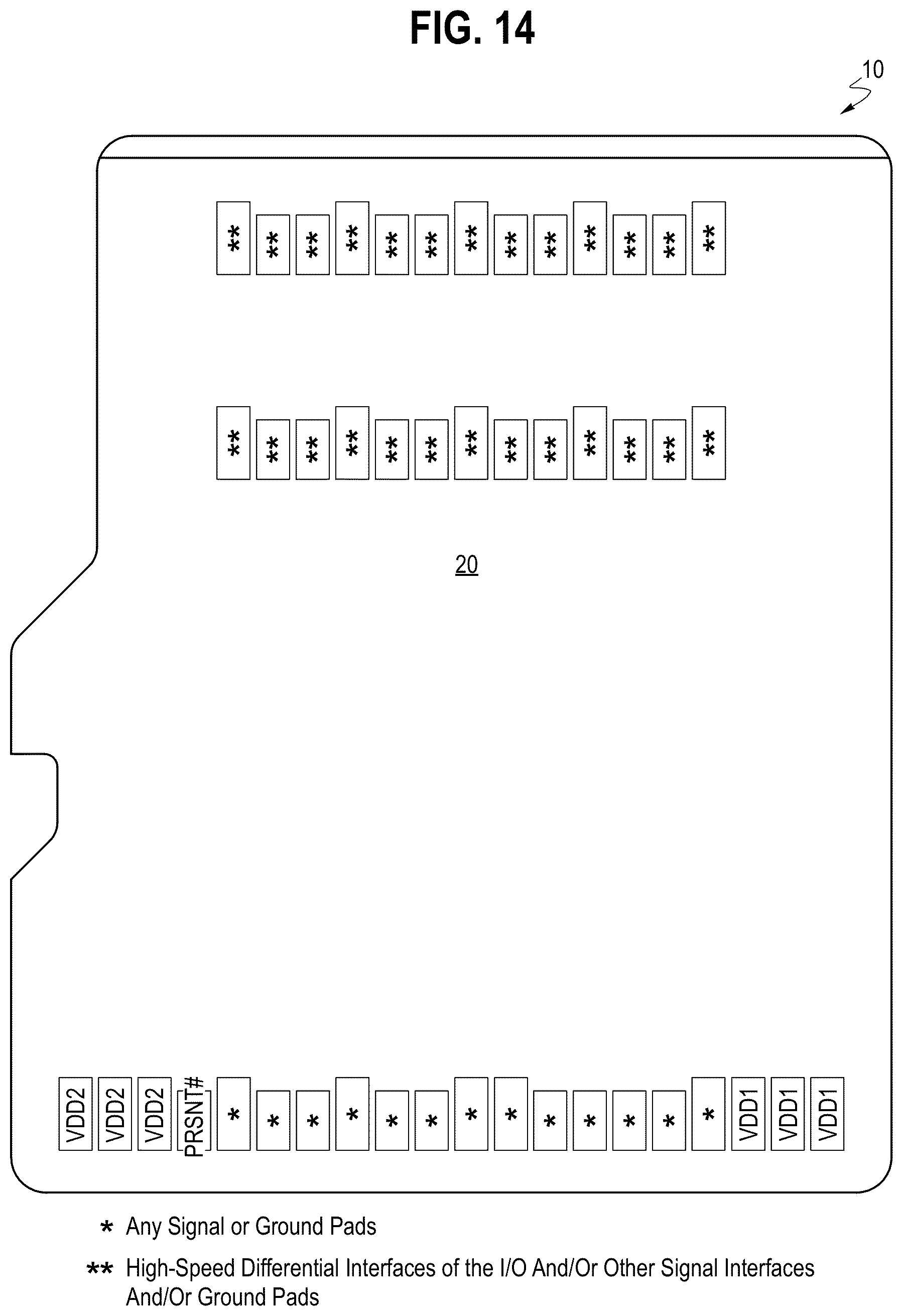 Patent US12614047 Figure 5 – Removable memory card with efficient card lock mechanism, XY ratios, anti-reverse insertion feature, pullout feature, and pads layout