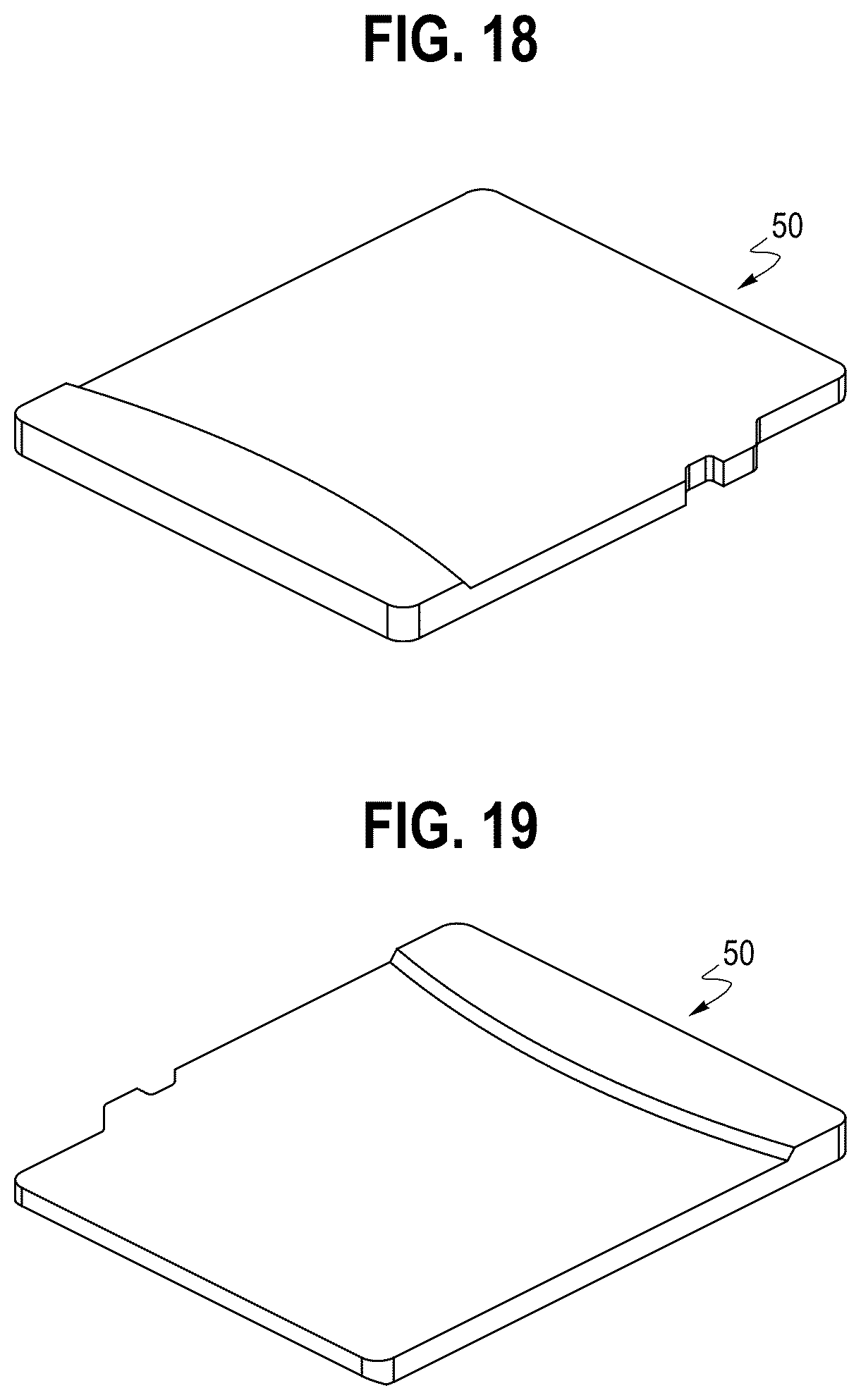 Patent US12614047 Figure 8 – Removable memory card with efficient card lock mechanism, XY ratios, anti-reverse insertion feature, pullout feature, and pads layout