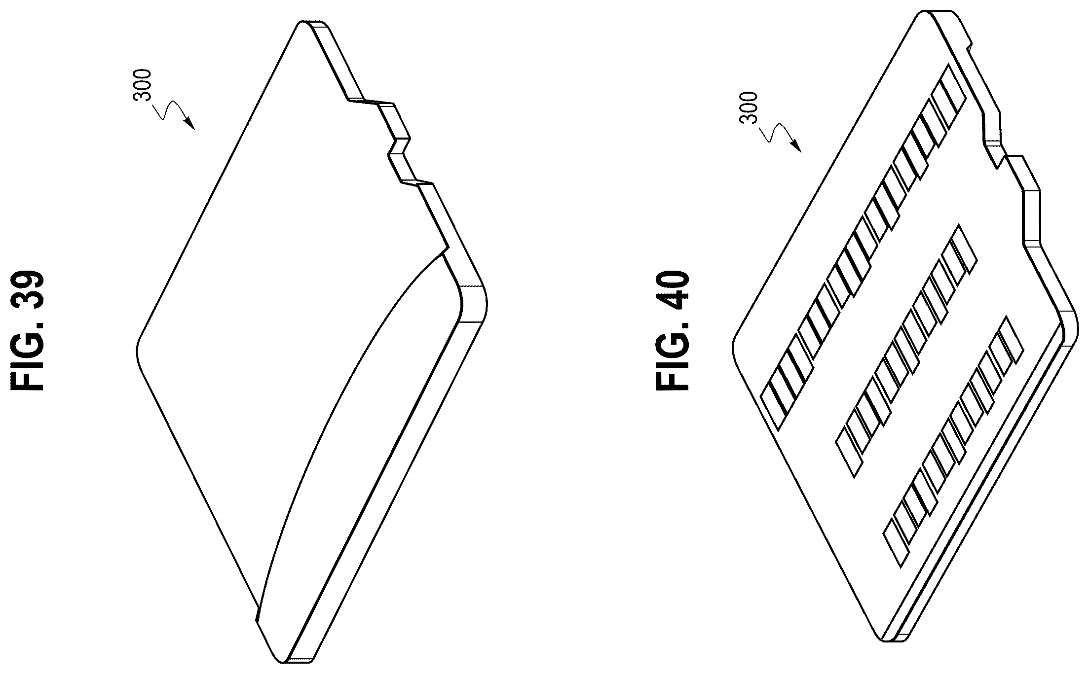 Patent US12614047 Figure 17 – Removable memory card with efficient card lock mechanism, XY ratios, anti-reverse insertion feature, pullout feature, and pads layout