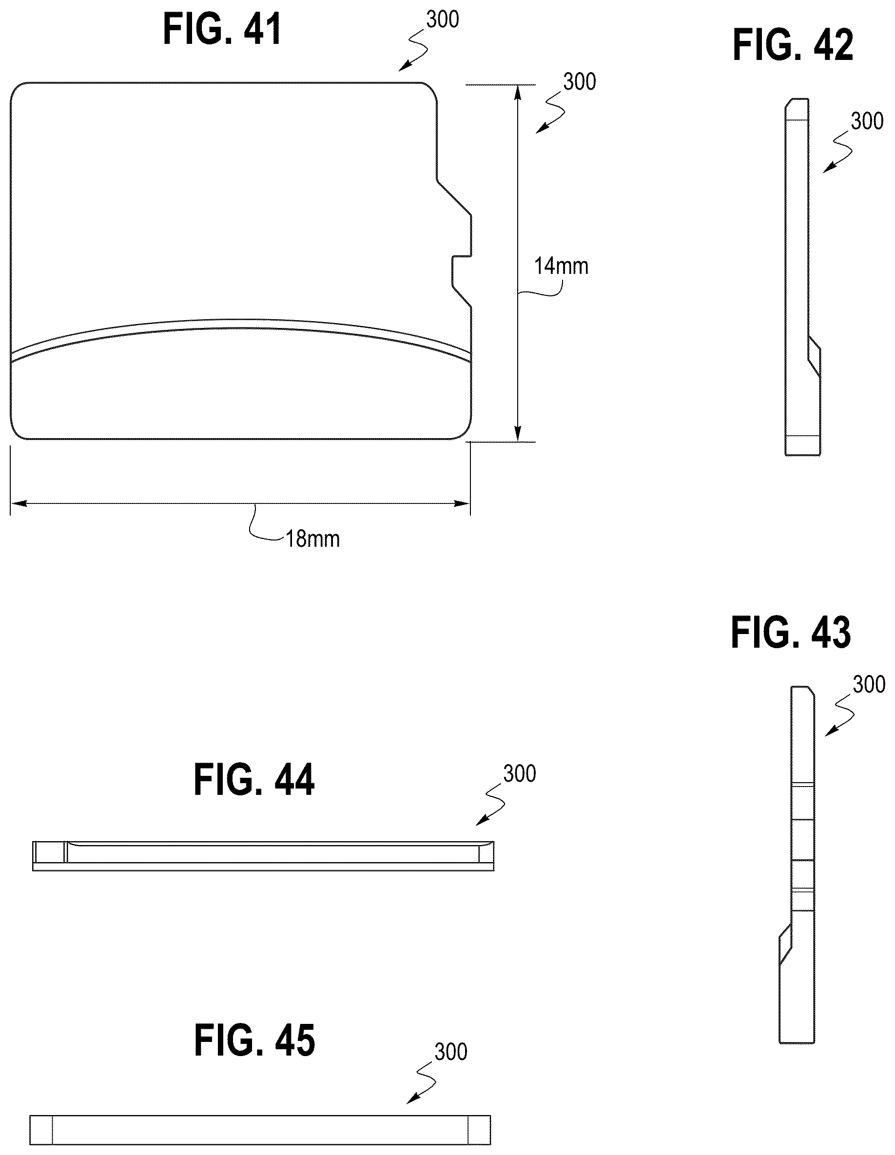 Patent US12614047 Figure 18 – Removable memory card with efficient card lock mechanism, XY ratios, anti-reverse insertion feature, pullout feature, and pads layout