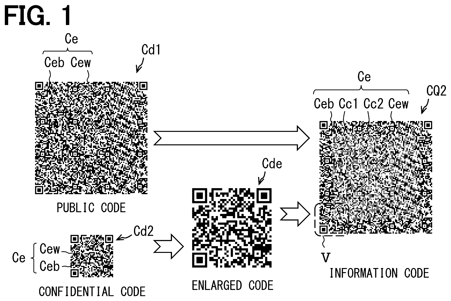 Patent US12614049 Figure 1 – Display medium and code reading method
