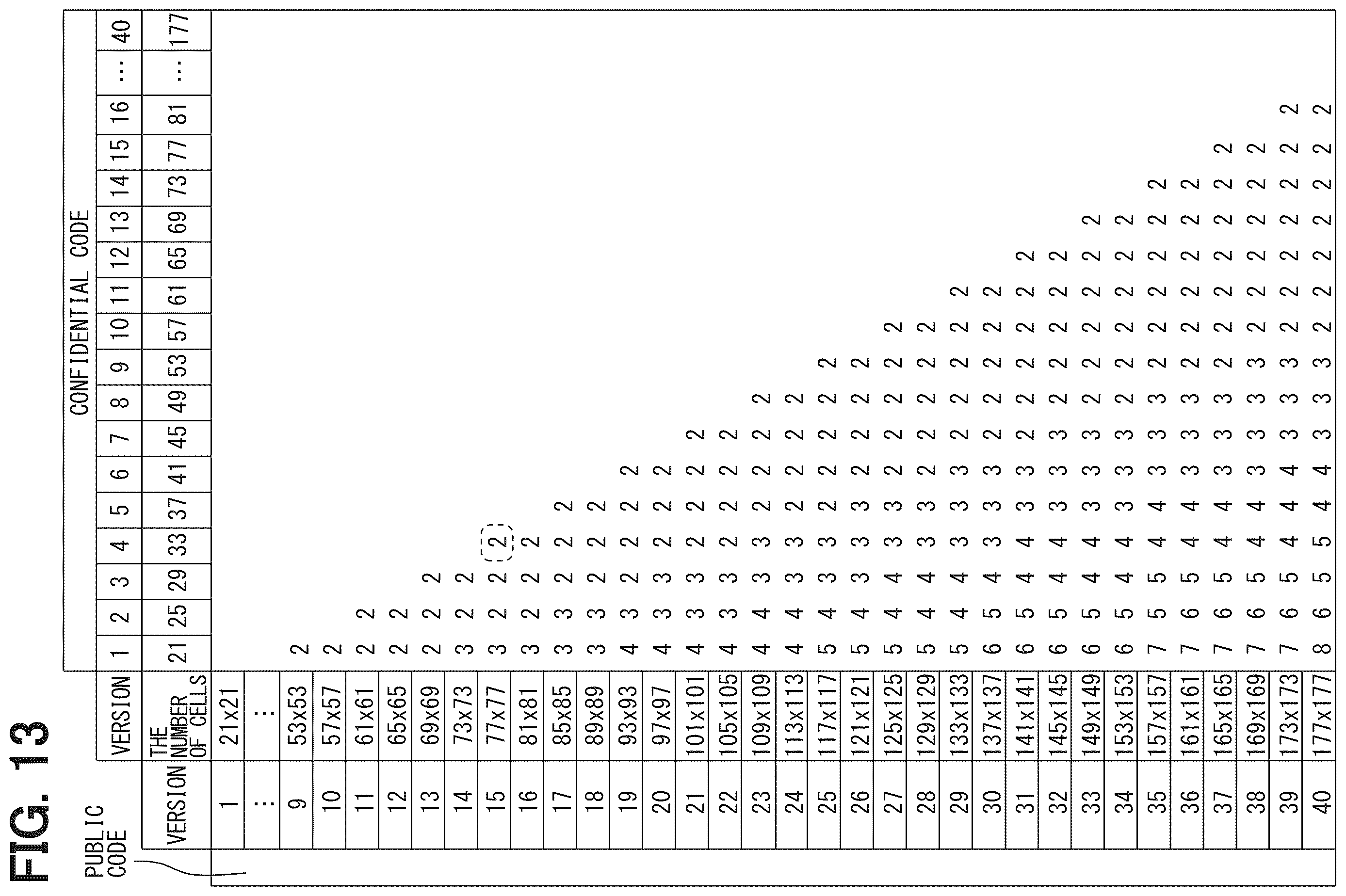 Patent US12614049 Figure 13 – Display medium and code reading method