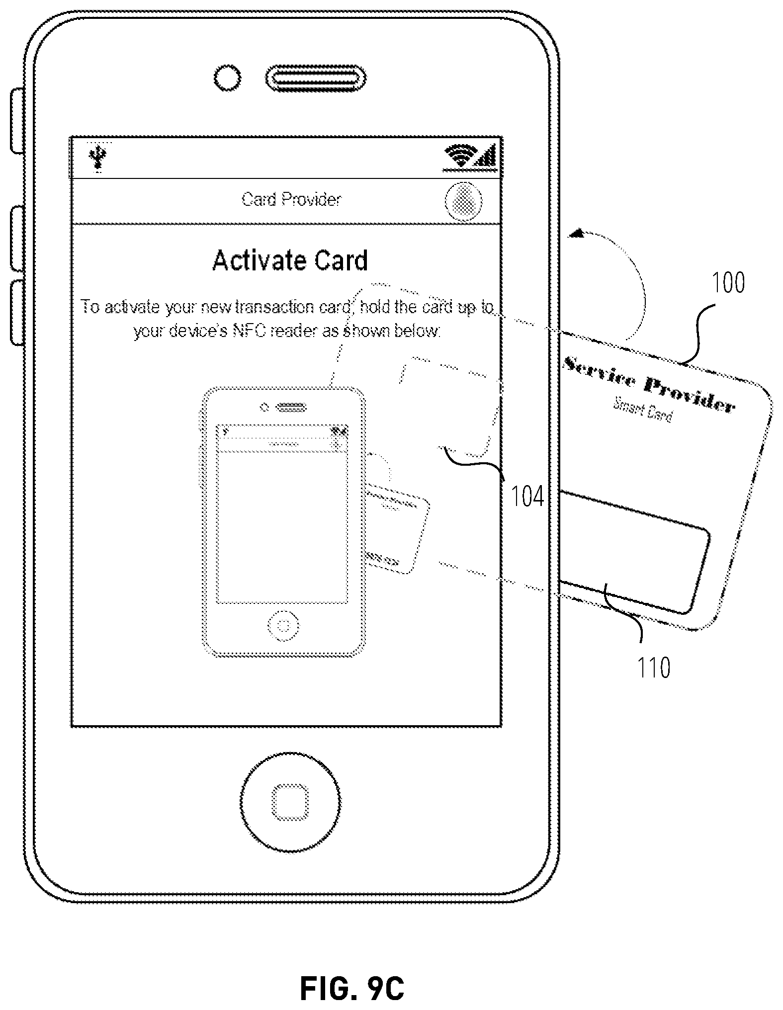 Patent US12614053 Figure 11 – Methods, mediums, and systems for applying a display to a transaction card