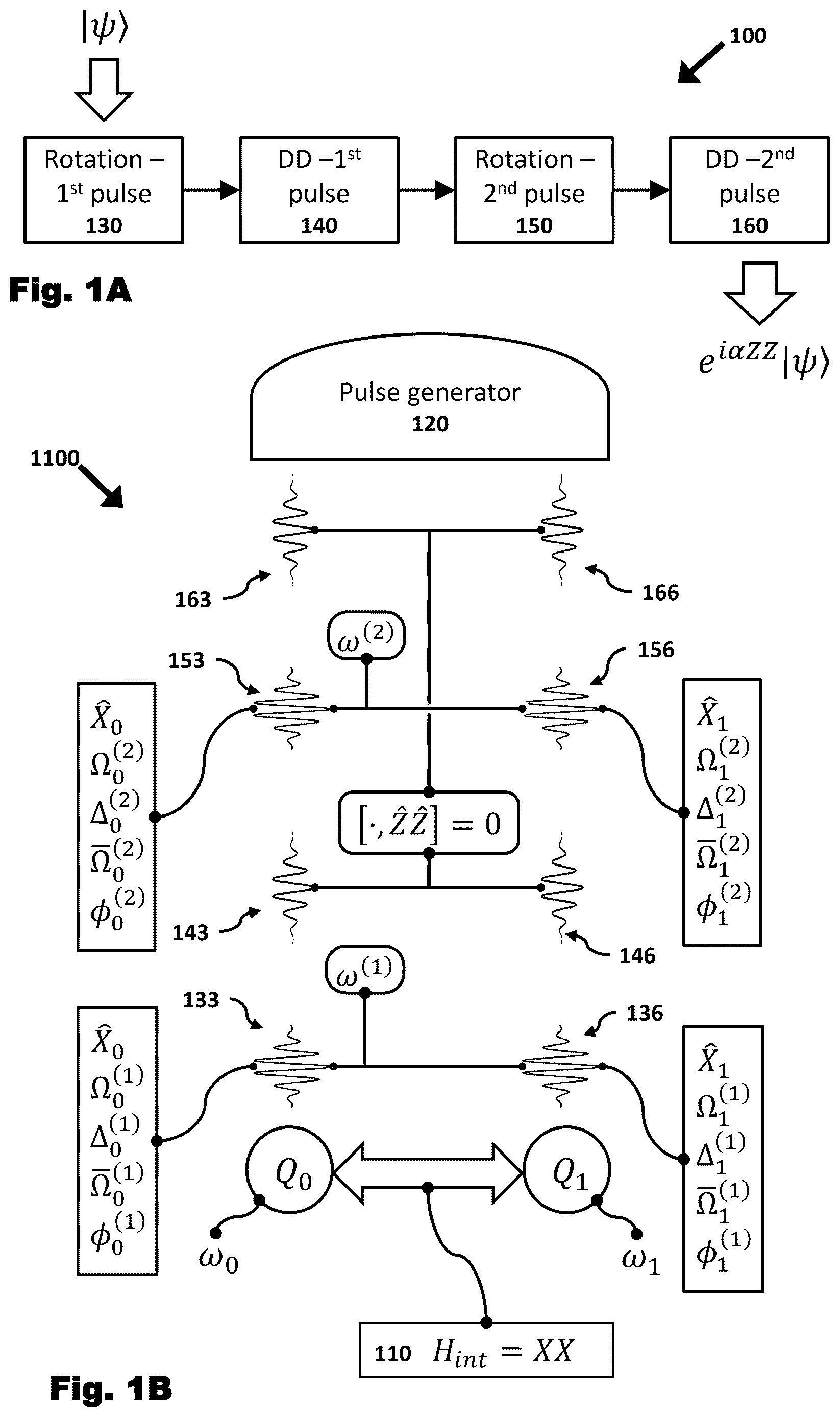 Patent US12614097 Figure 1 – Methods and systems for high-fidelity ZZ-rotation of qubits