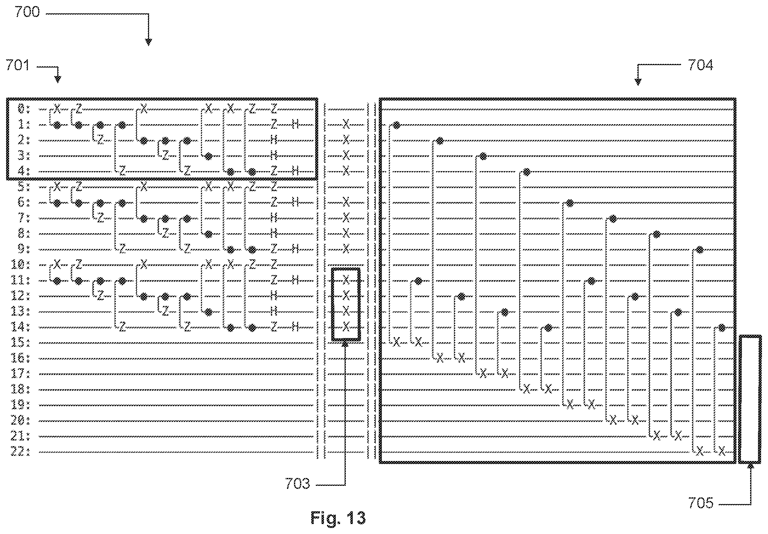 Patent US12614099 Figure 11 – System and methods for quantum post-selection using logical syndrome compression