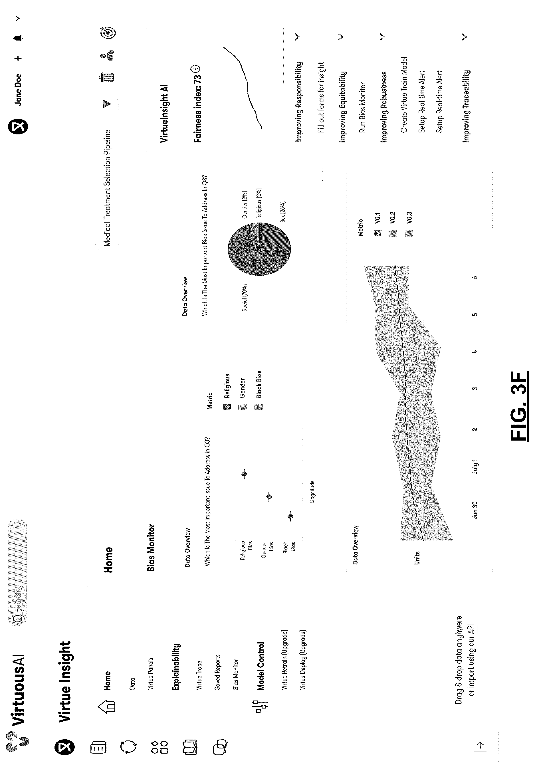 Patent US12614109 Figure 12 – AI platform with automatic analysis data and methods for use therewith