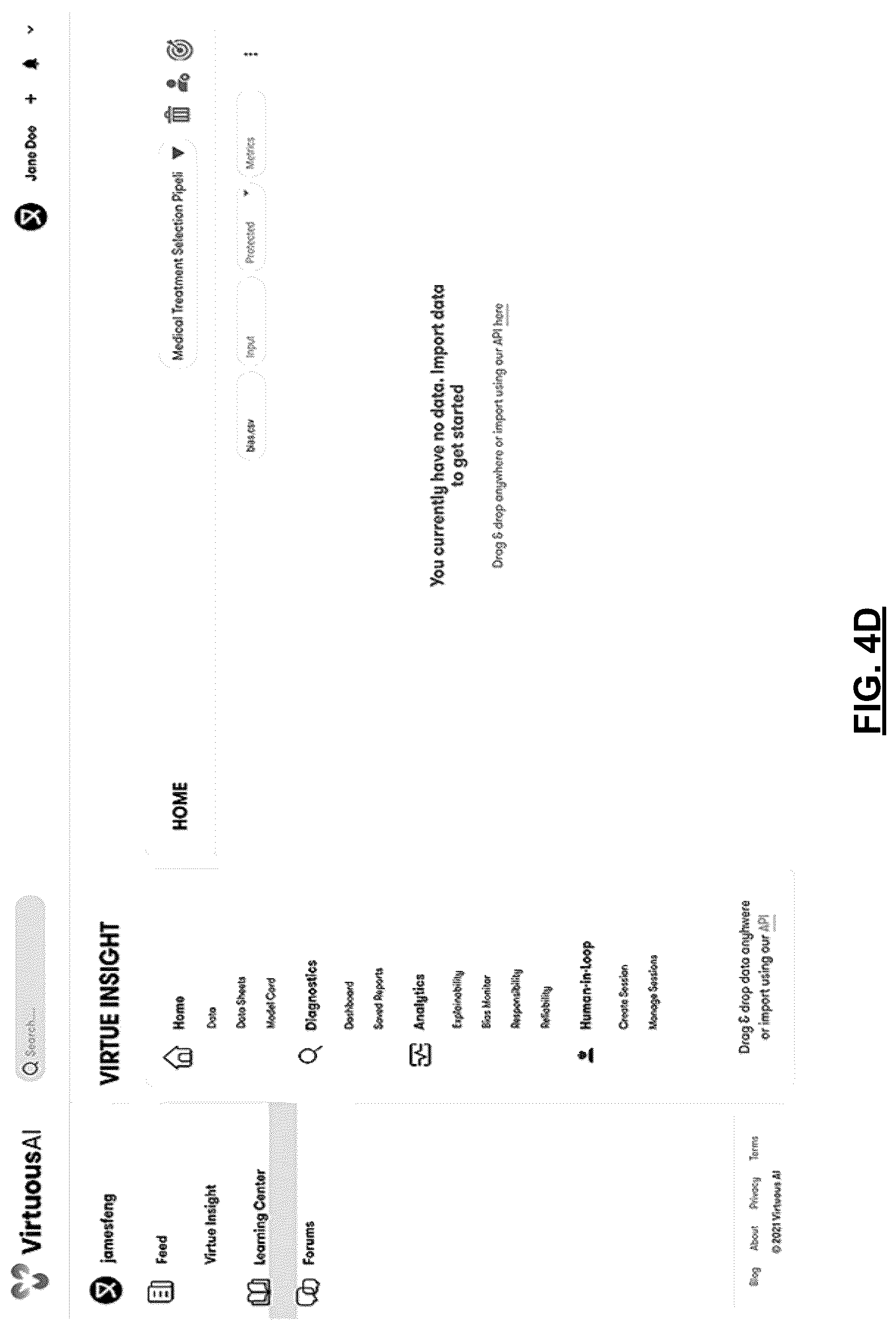 Patent US12614109 Figure 16 – AI platform with automatic analysis data and methods for use therewith