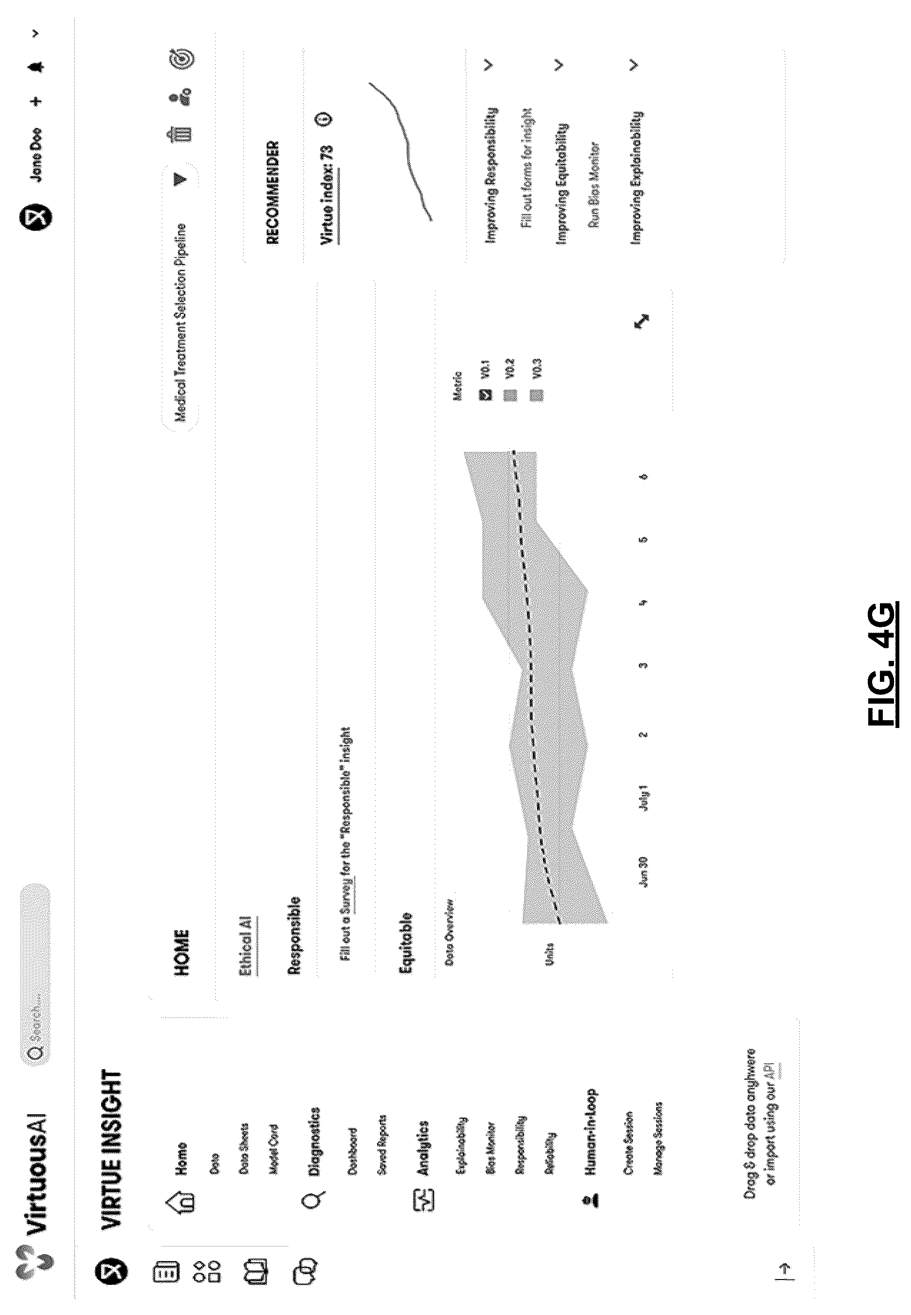 Patent US12614109 Figure 19 – AI platform with automatic analysis data and methods for use therewith