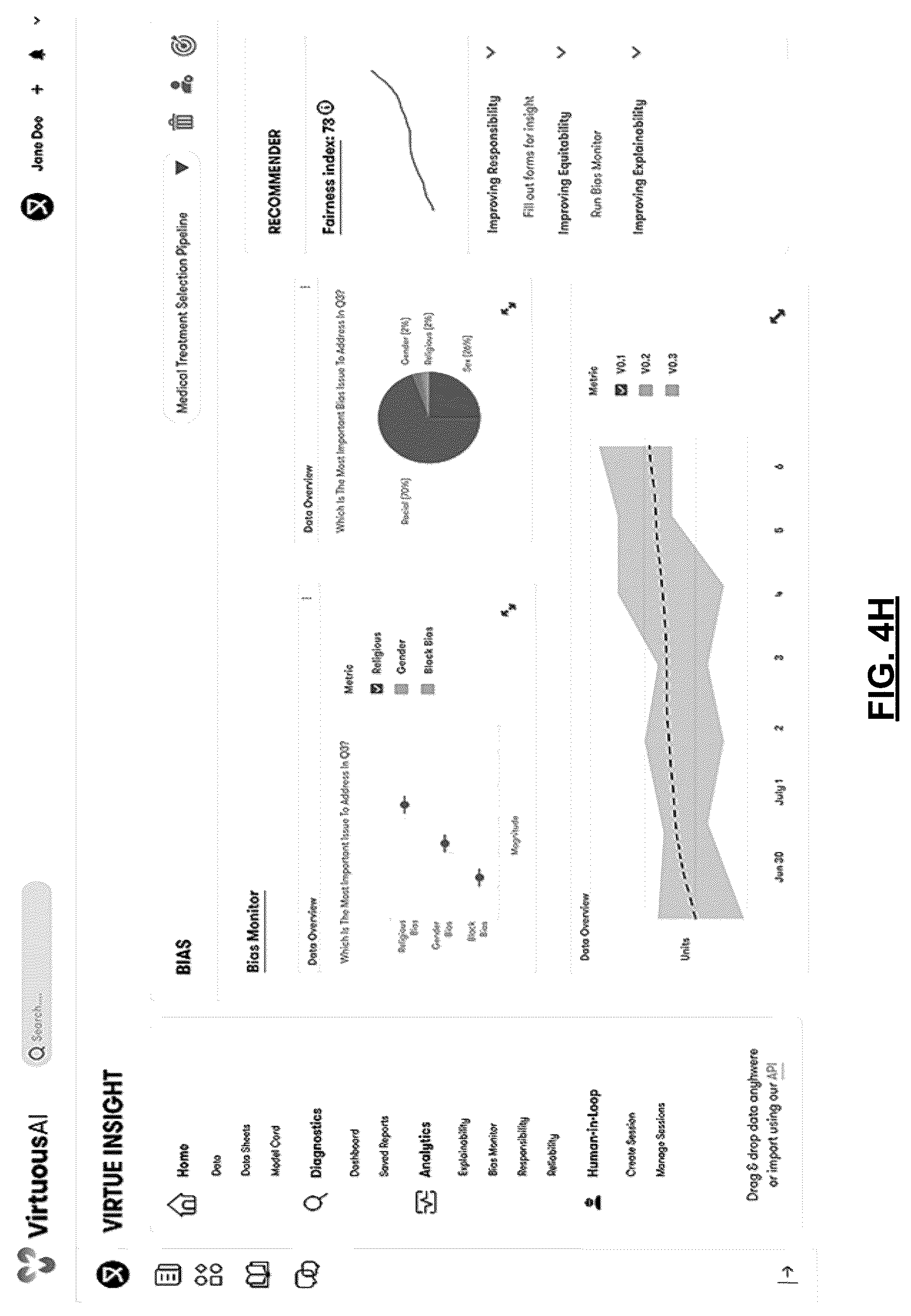 Patent US12614109 Figure 20 – AI platform with automatic analysis data and methods for use therewith