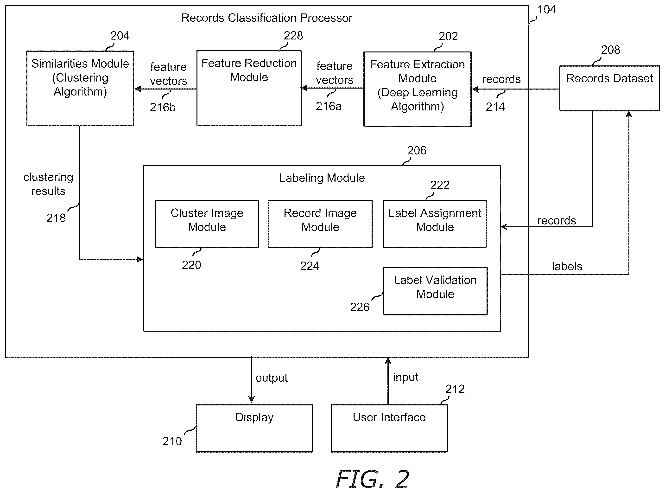 Patent US12614117 Figure 2 – Systems and methods for labeling large datasets of physiological records based on unsupervised machine learning