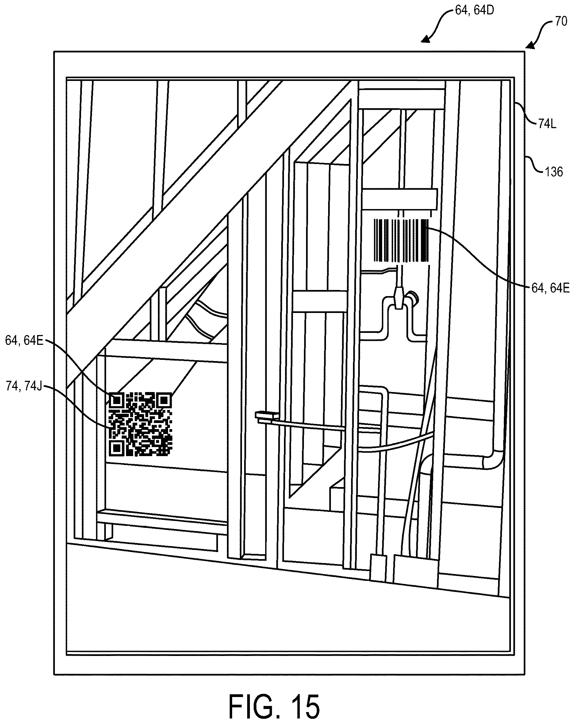 Patent US12614125 Figure 15 – Construction management method, system, computer readable medium, computer architecture, computer-implemented instructions, input-processing-output, graphical user interfaces, databases and file management