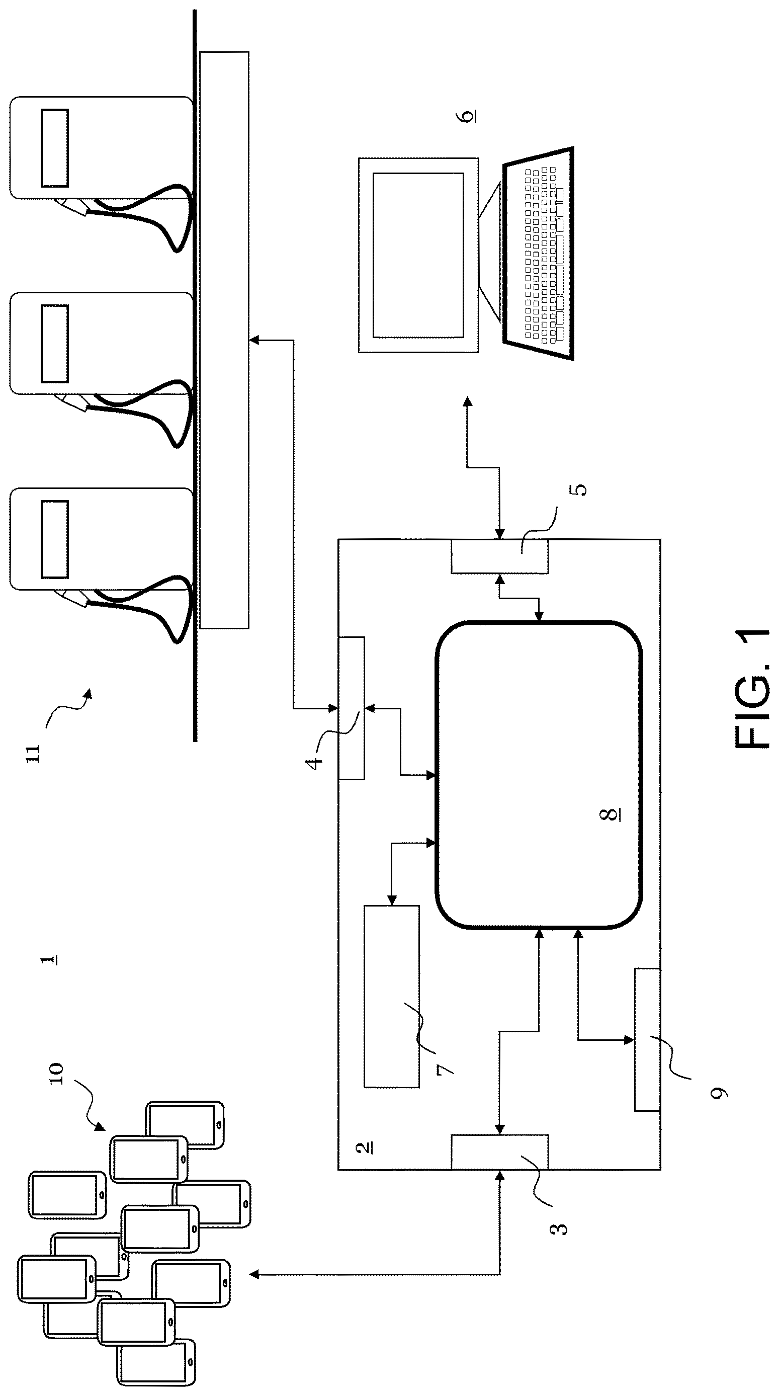 Patent US12614135 Figure 1 – Method for improving automated scheduling, scheduling server and system for automated scheduling