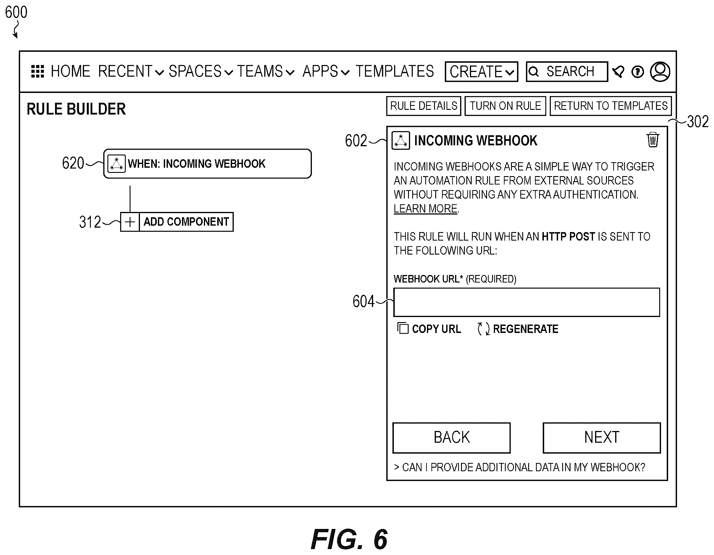 Patent US12614151 Figure 6 – Automated content assessment for collaboration platforms