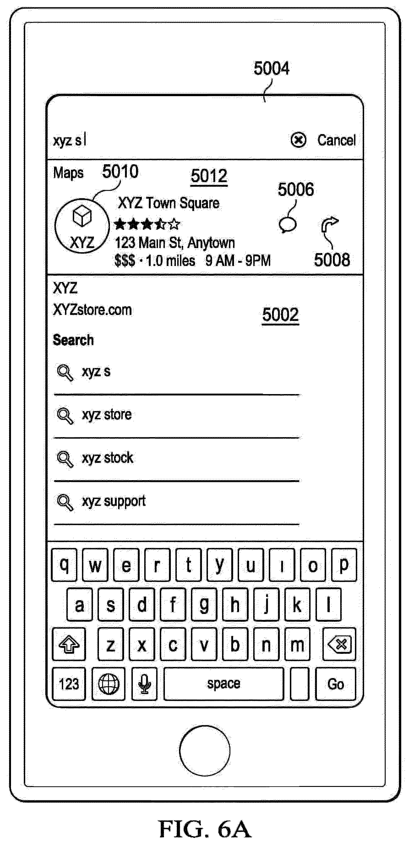 Patent US12614153 Figure 9 – Business messaging interface