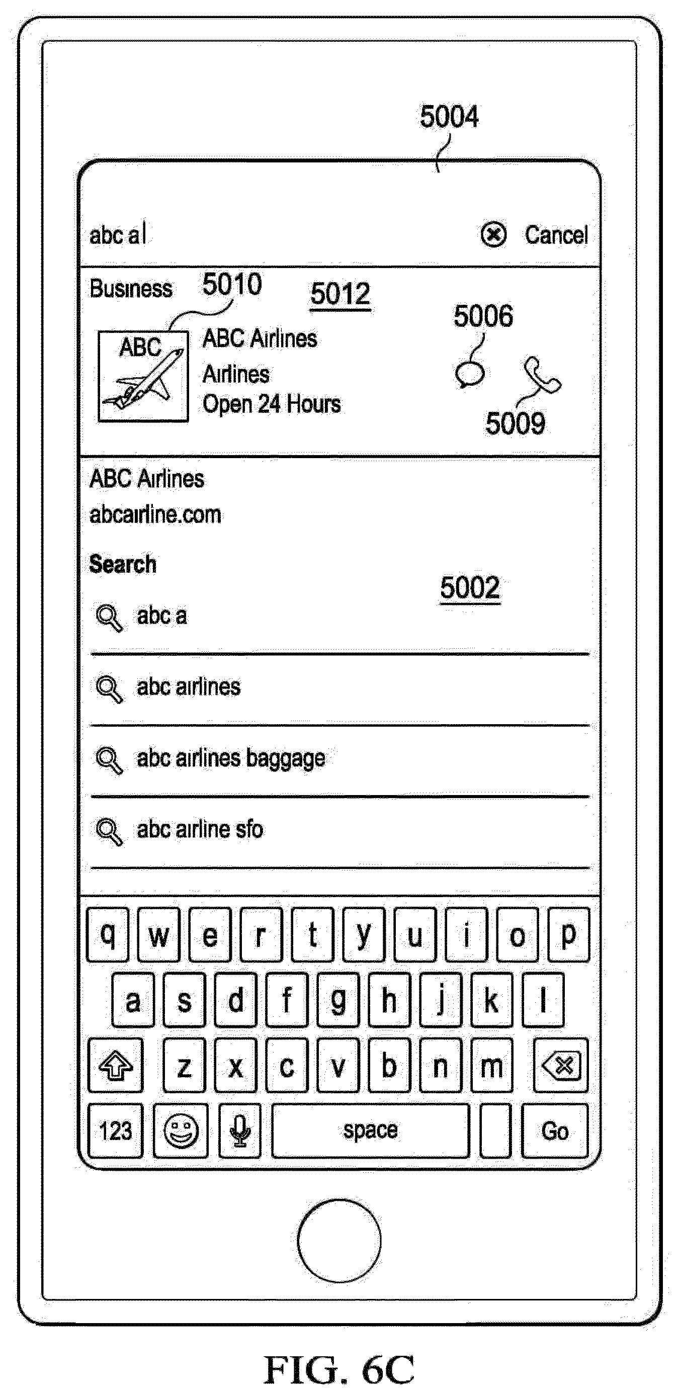 Patent US12614153 Figure 11 – Business messaging interface