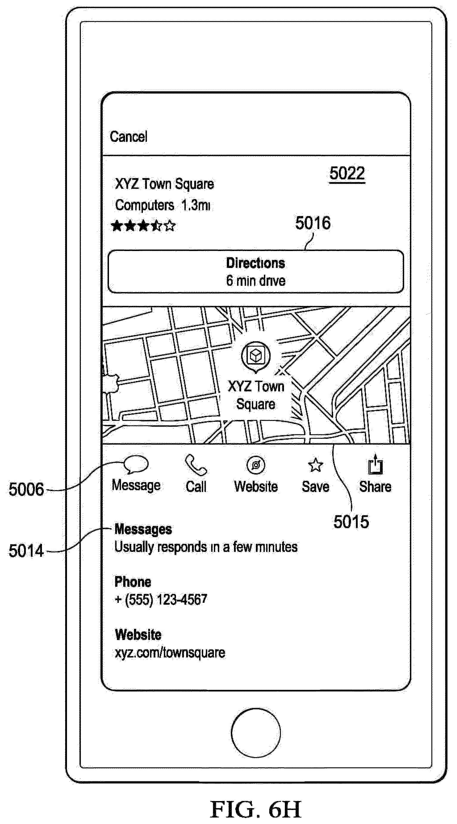 Patent US12614153 Figure 16 – Business messaging interface