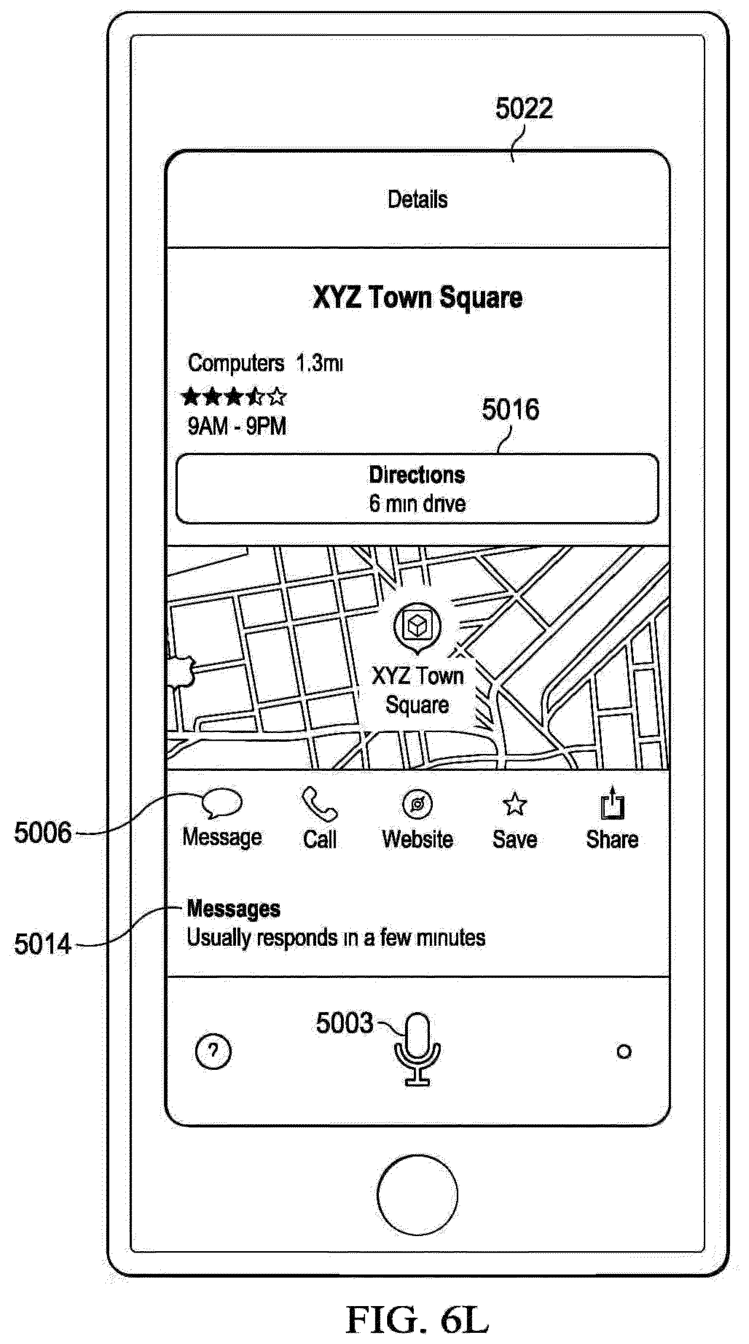 Patent US12614153 Figure 20 – Business messaging interface
