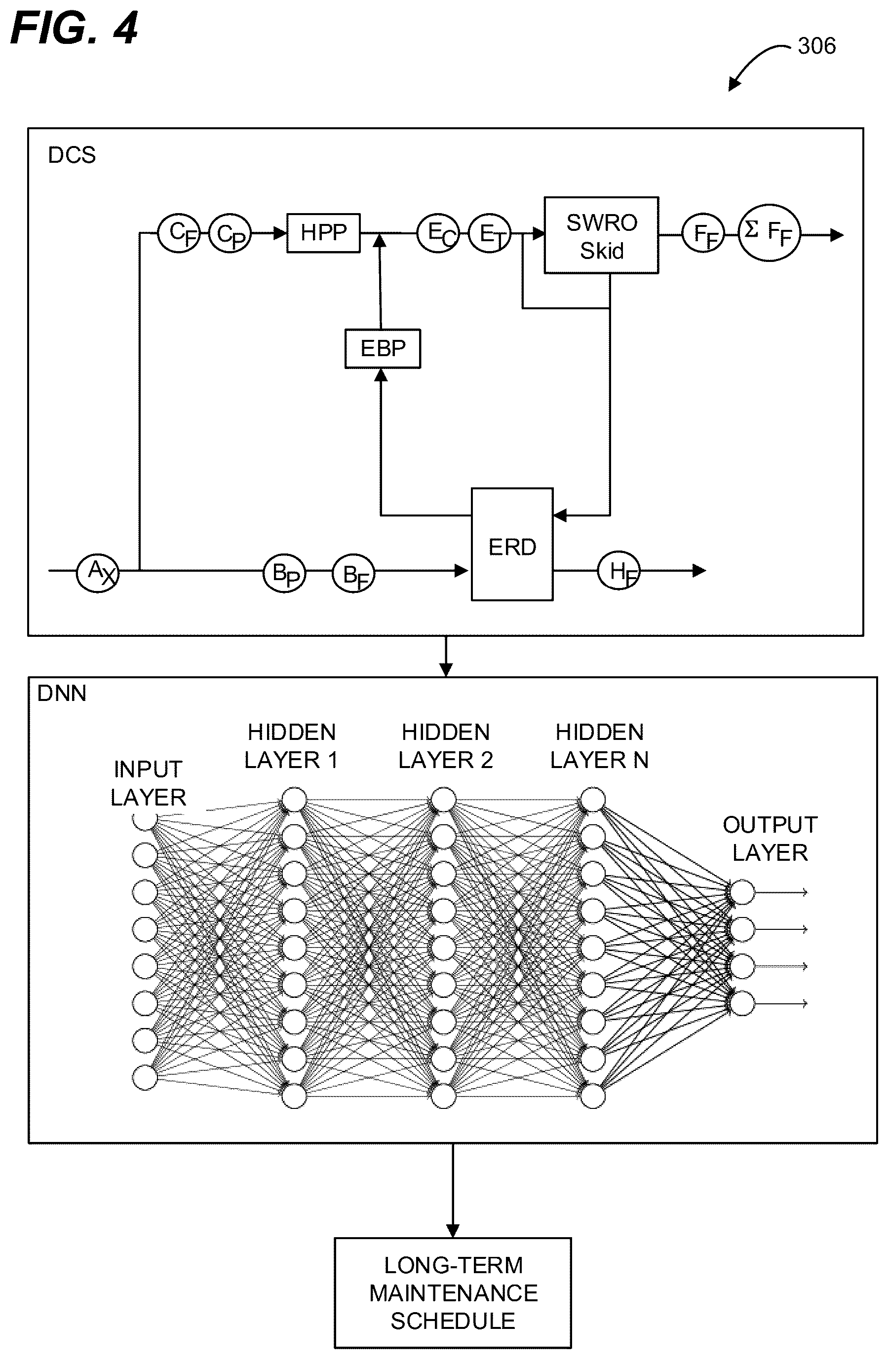 Patent US12614155 Figure 4 – System for energy management in a water treatment plant