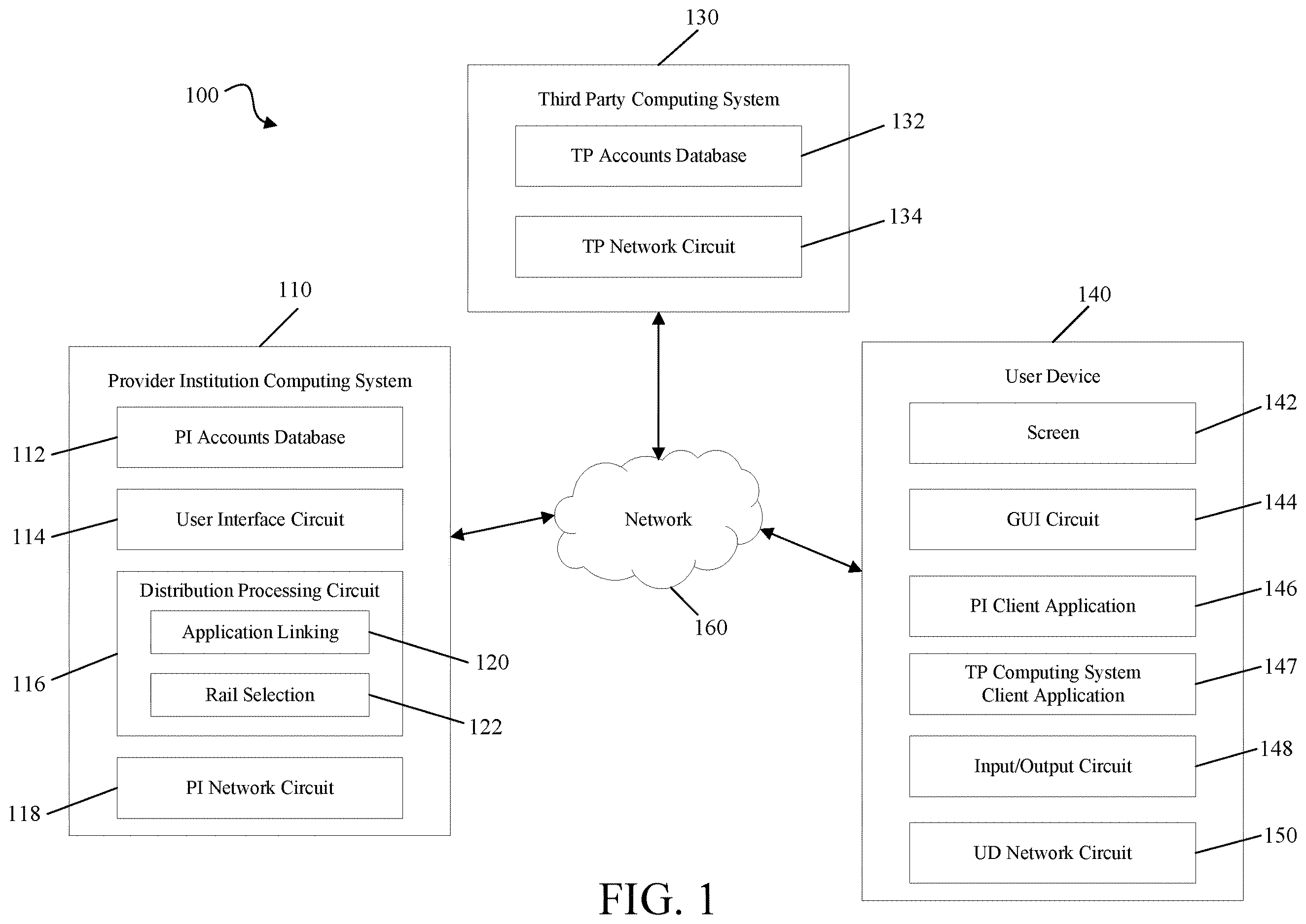 Patent US12614160 Figure 1 – Distribution utility