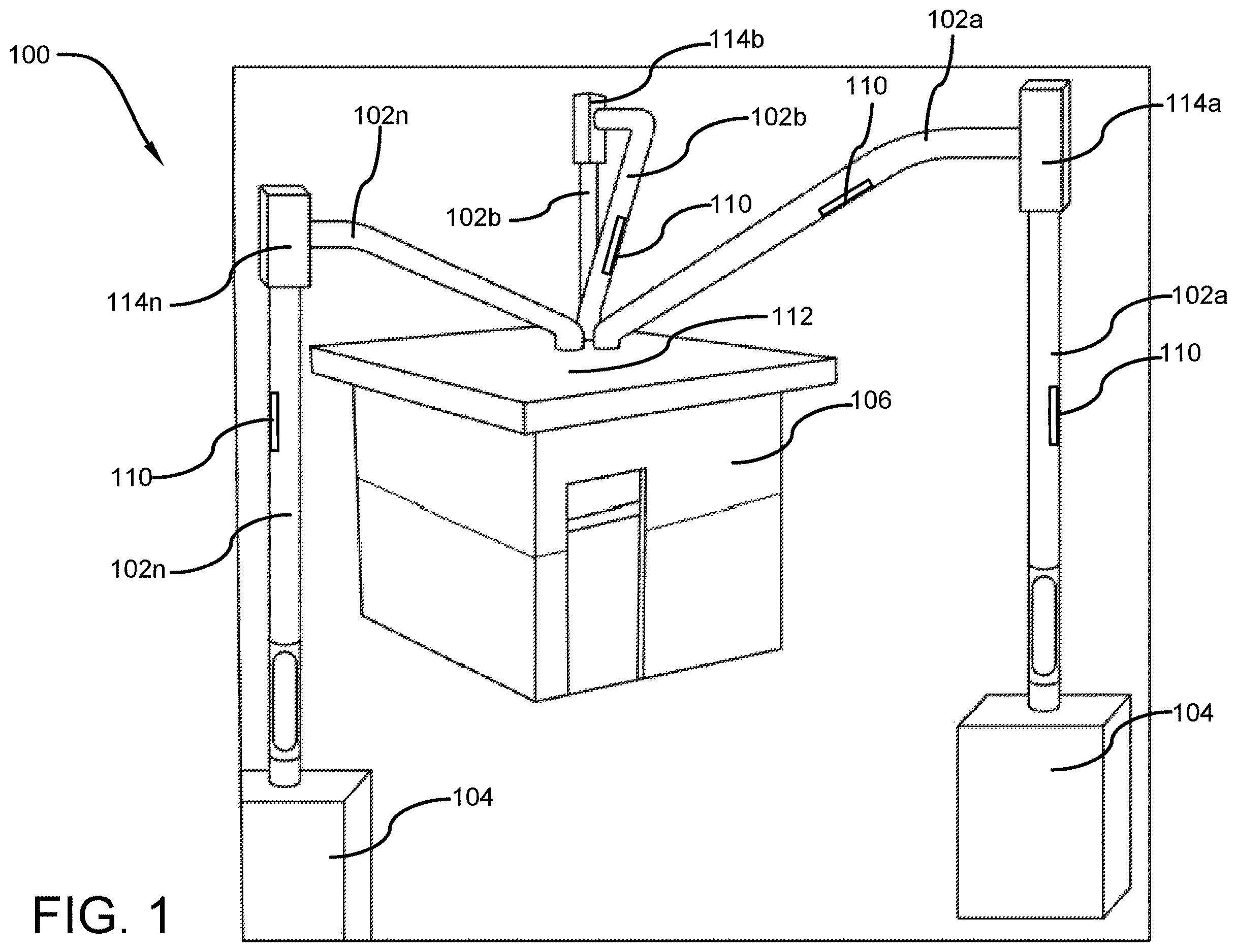 Patent US12614163 Figure 1 – Pneumatic payment system for gas stations and method of use