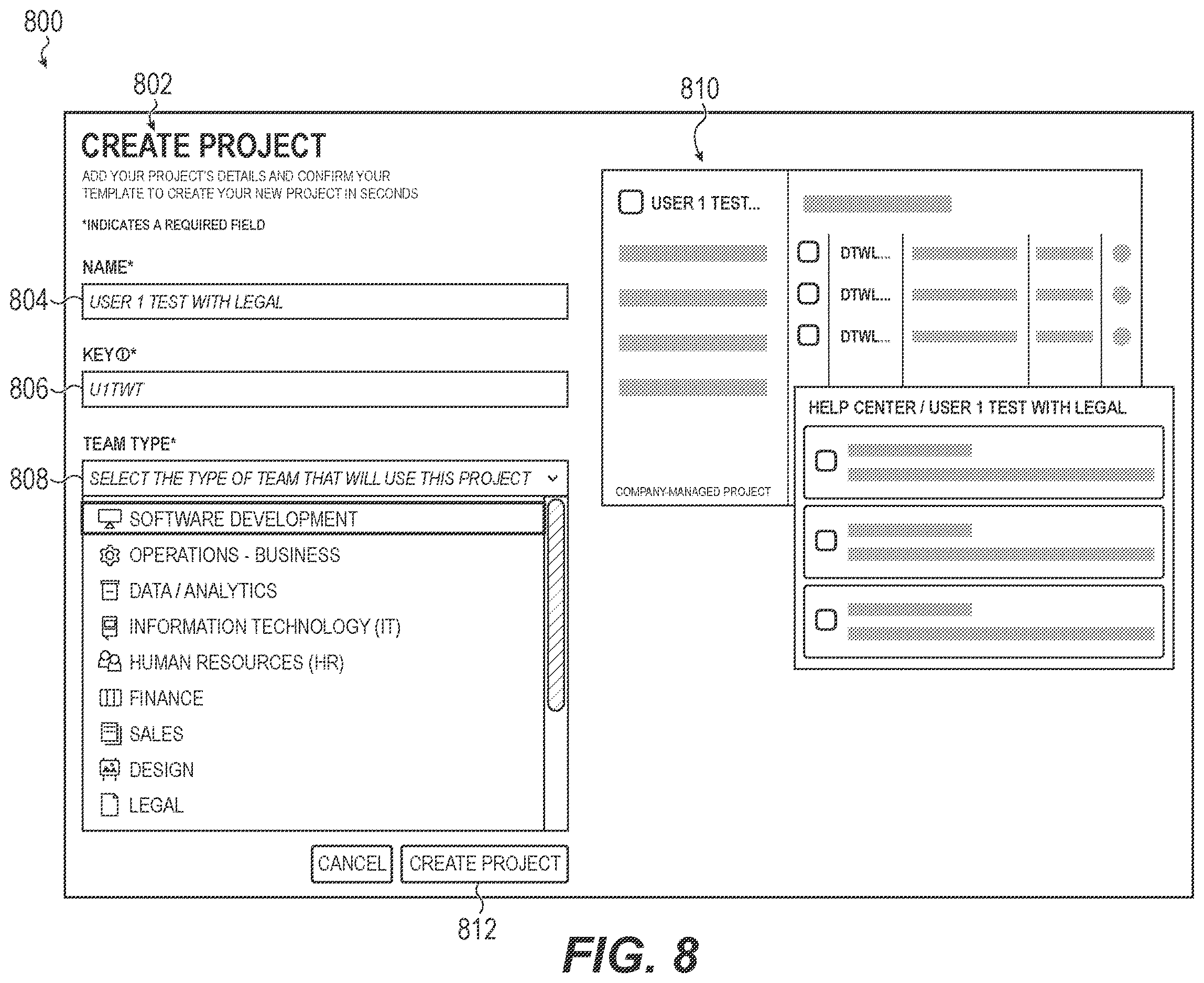 Patent US12614190 Figure 13 – Graphical user interface including issue queue management for an issue tracking system