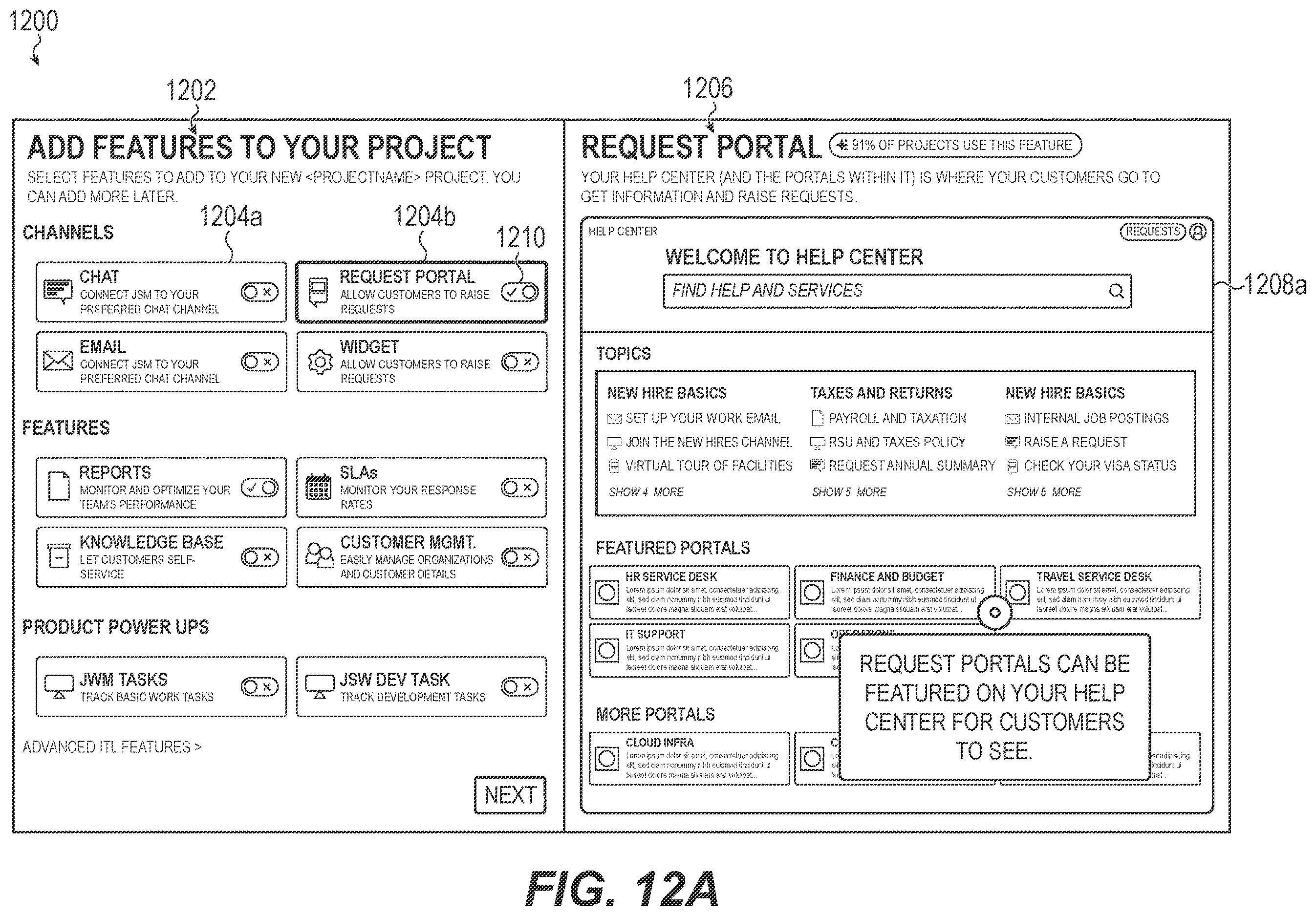 Patent US12614190 Figure 17 – Graphical user interface including issue queue management for an issue tracking system