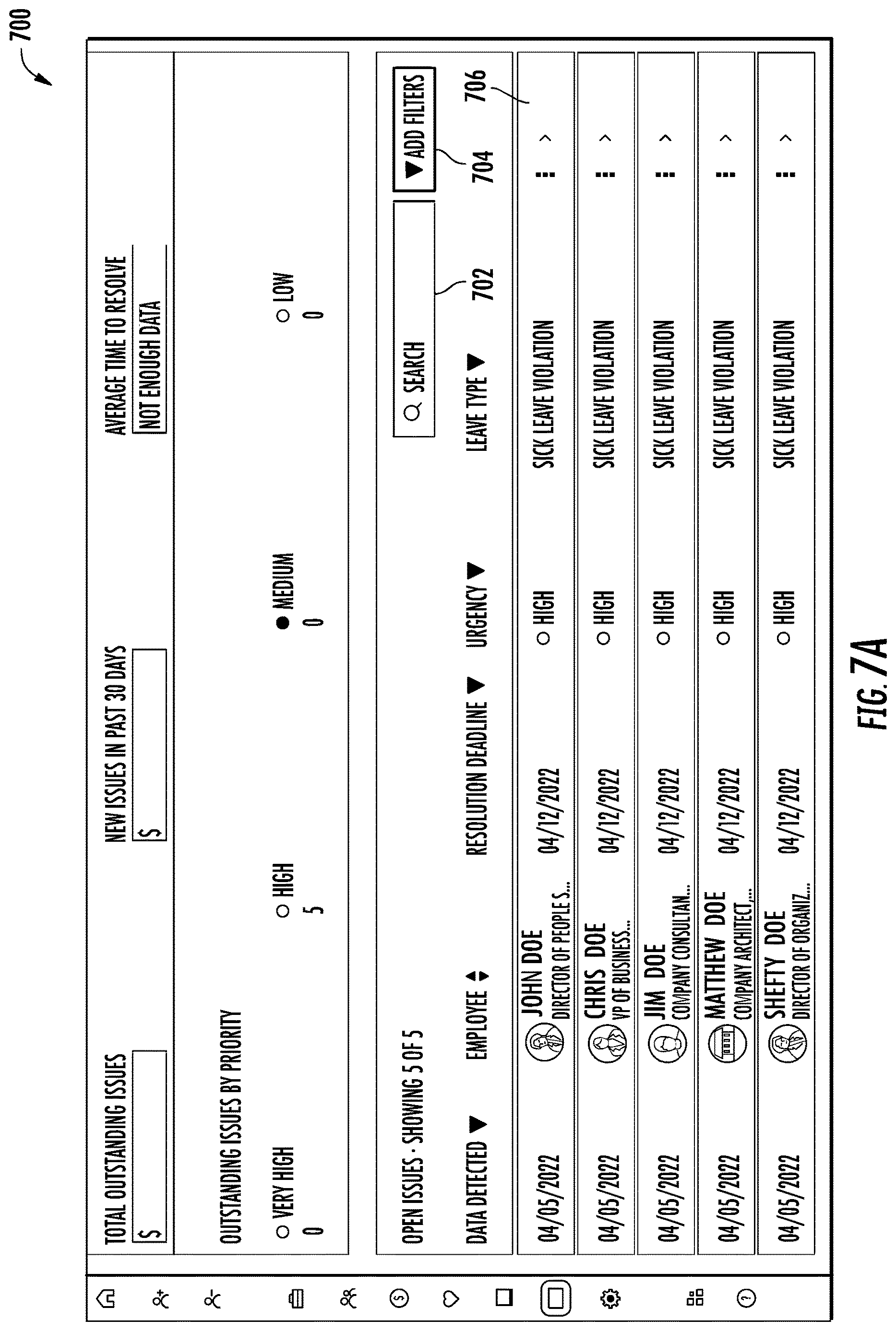 Patent US12614194 Figure 10 – Compliance evaluation system for an organization