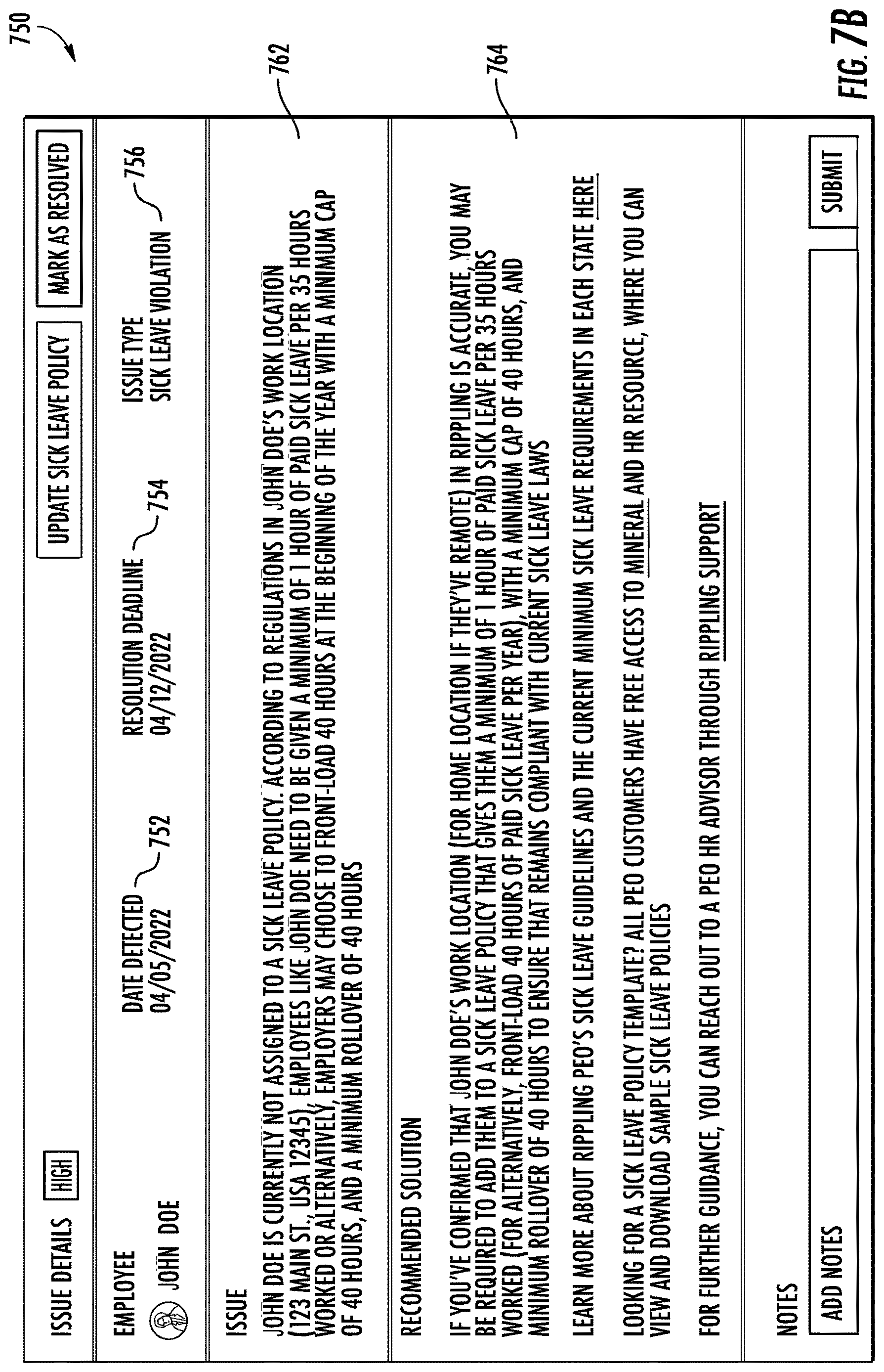 Patent US12614194 Figure 11 – Compliance evaluation system for an organization